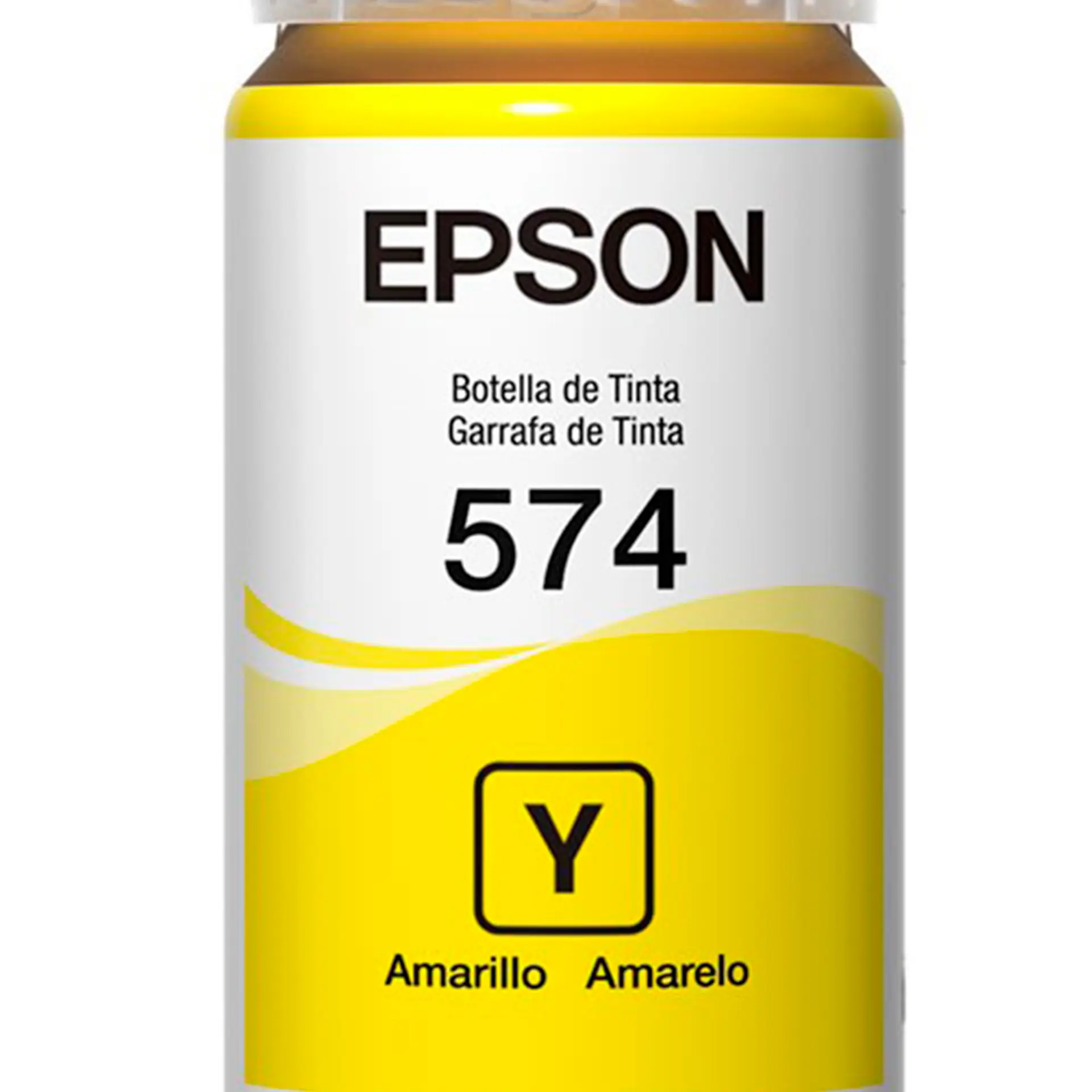 Refil para Tanque de Tinta Epson Amarelo 574 até 2.100 Fotografias