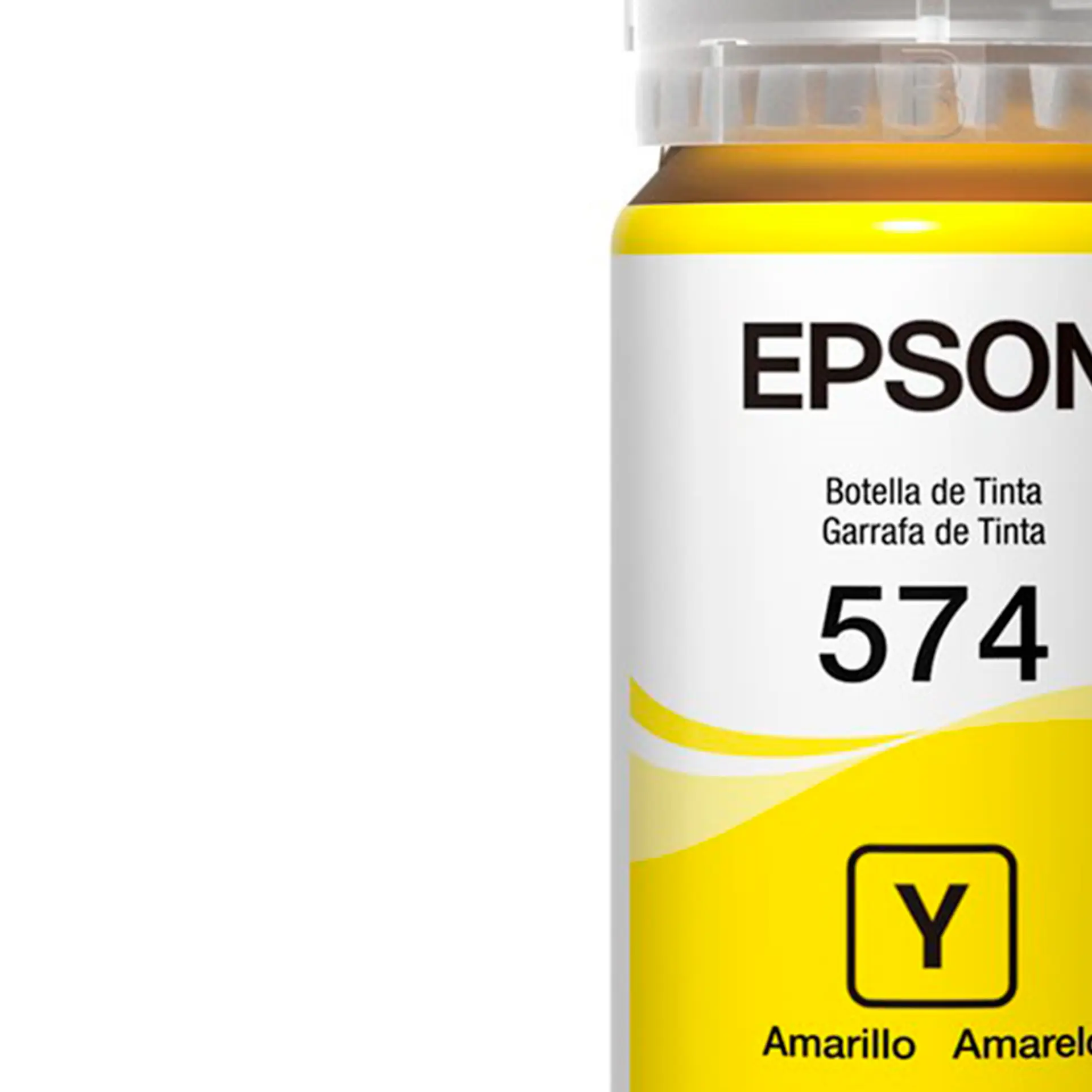 Refil para Tanque de Tinta Epson Amarelo 574 até 2.100 Fotografias