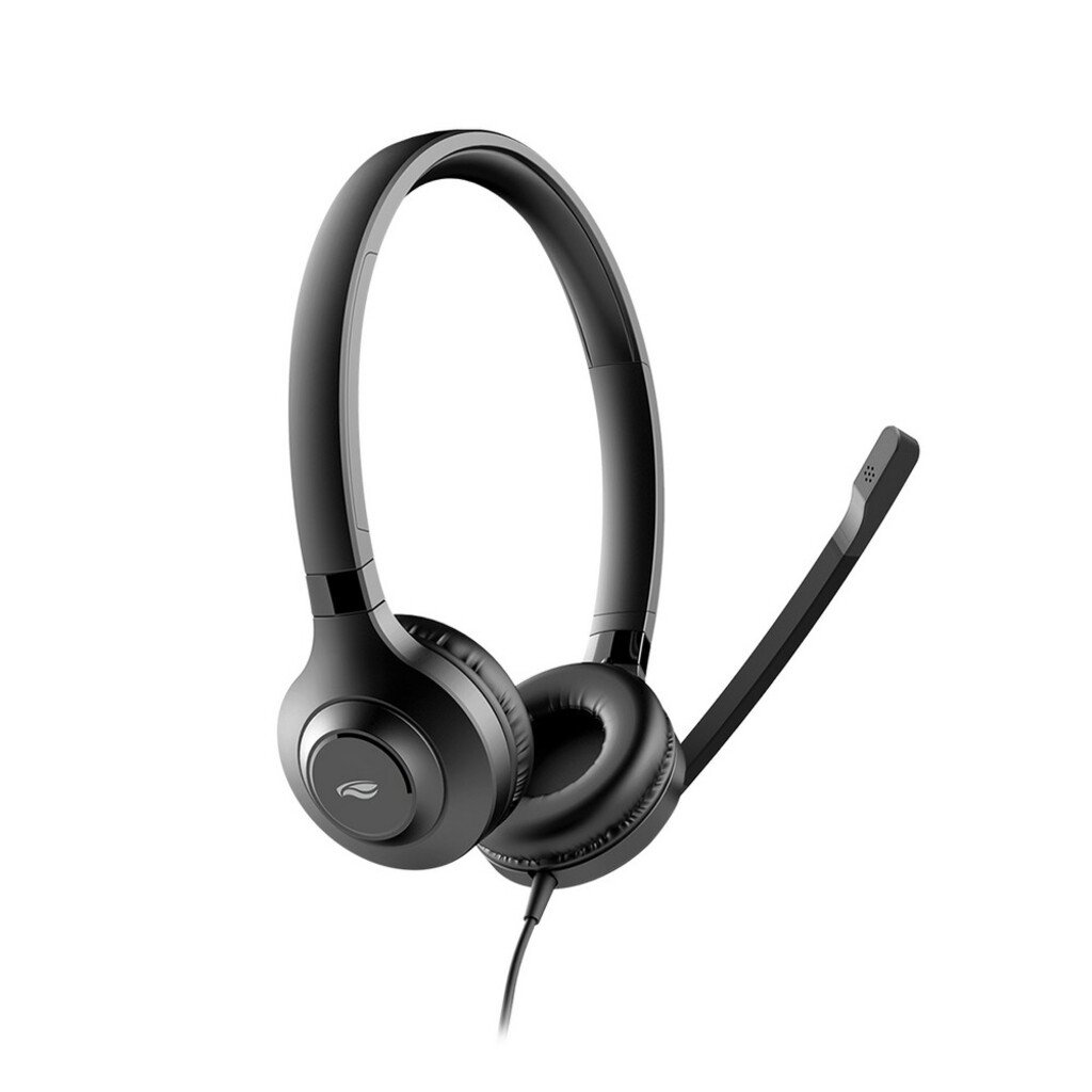 Fone de Ouvido Headset com Microfone com Conexão USB Preto C3Tech - PH-360BK