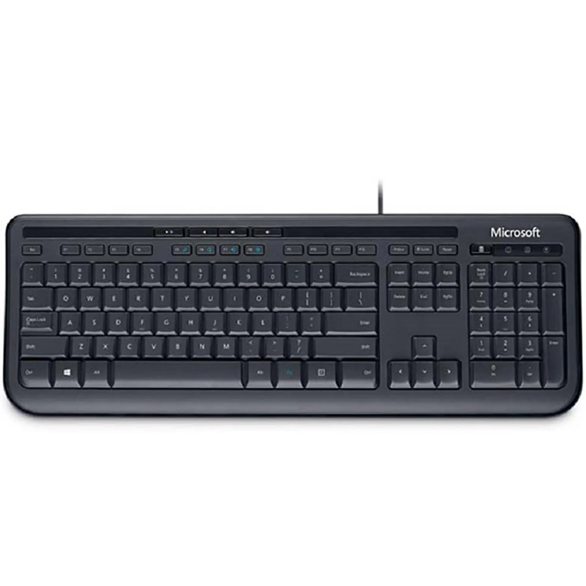 Kit Teclado e Mouse Microsoft Desktop 600 Bulk com Fio USB - Preto