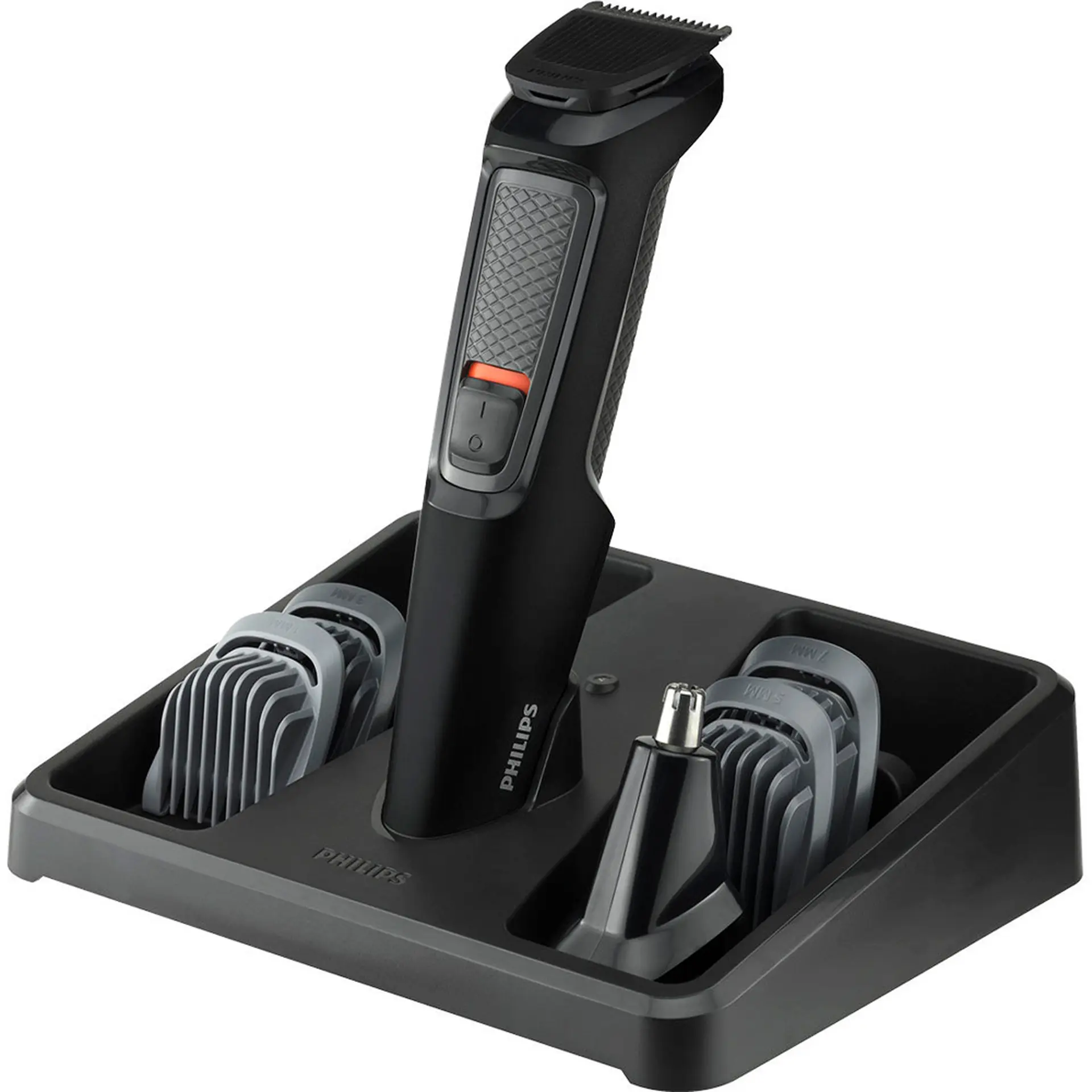 Aparador de Pelos Philips Multigroom MG3711/15 4 Pentes Sem Fio - Preto/Cinza - Bivolt