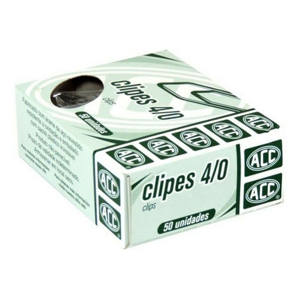 Clips Metálico Galvanizado 4/0 ACC - Caixa com 50 Unidades - 9.11.11.15-3
