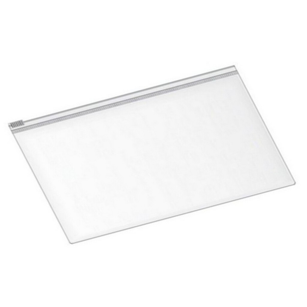 Pasta Malote para Documentos Zip com Visor Cristal 260x360mm Polibras  - Pacote com 10 Unidades - 61117