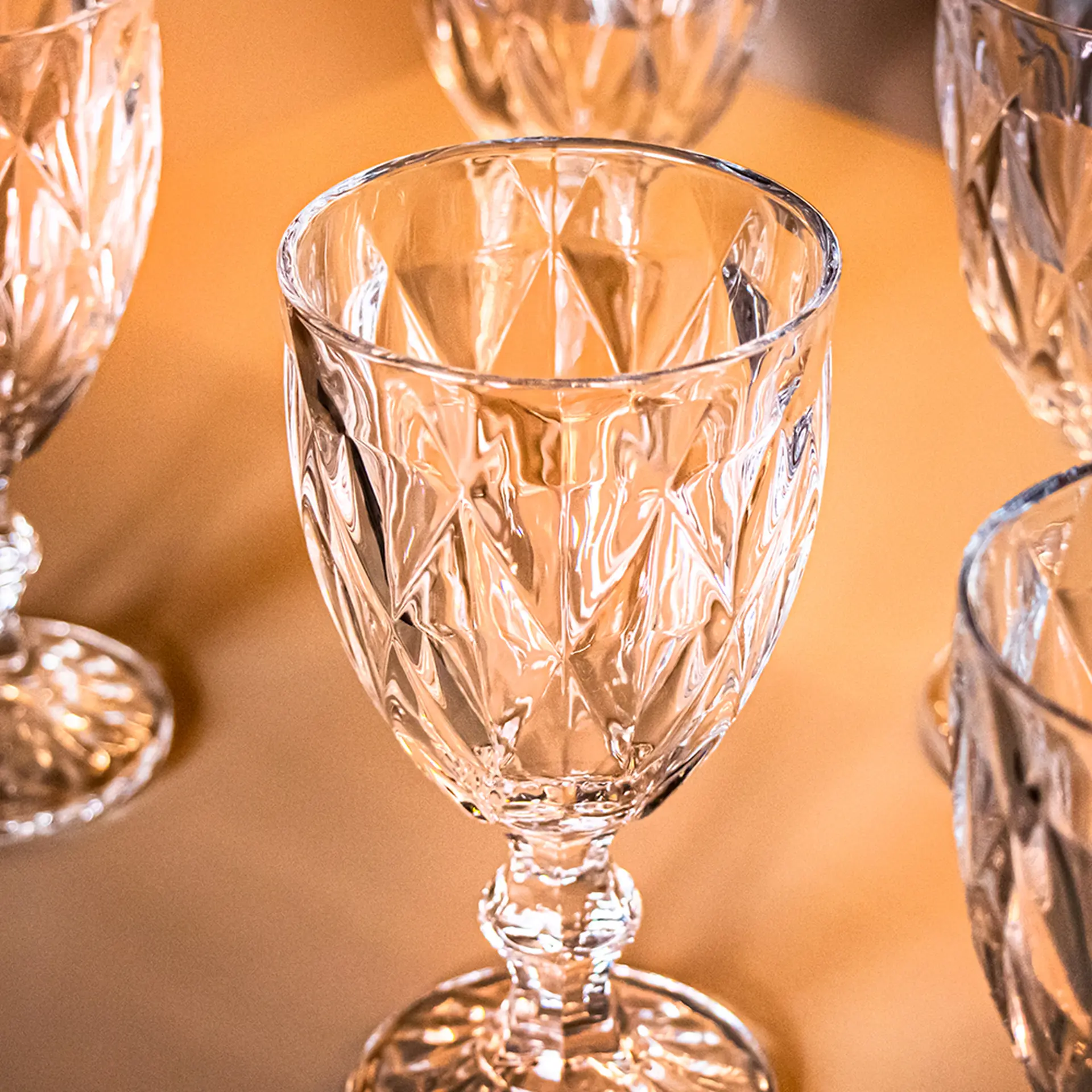 Conjunto de Taças 325ml 6 Peças Elegance Mark Blank