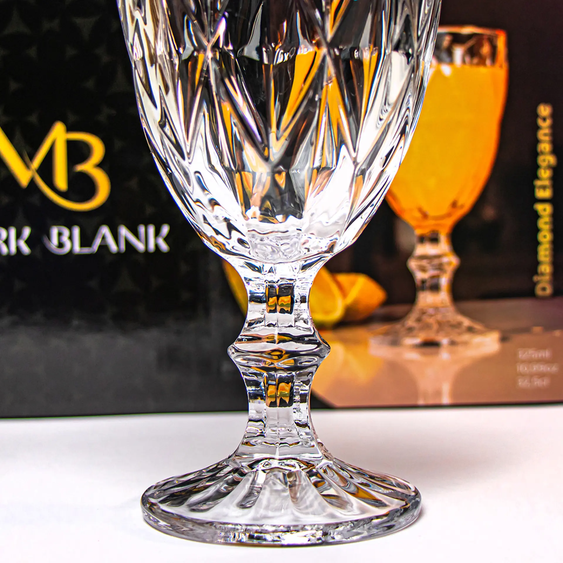 Conjunto de Taças 325ml 6 Peças Elegance Mark Blank