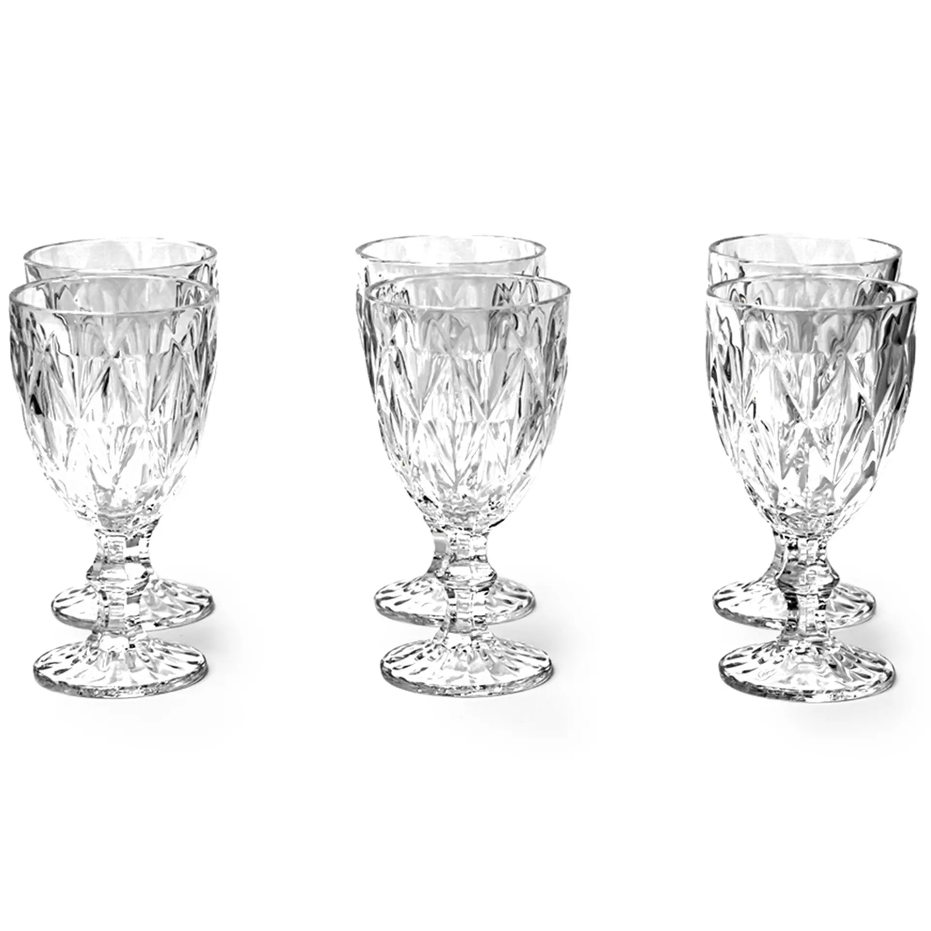 Conjunto de Taças 325ml 6 Peças Elegance Mark Blank