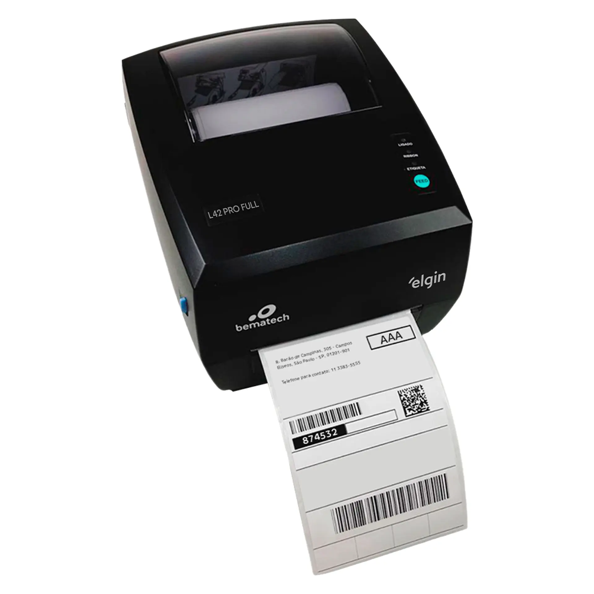 Impressora Térmica Etiqueta Elgin L42PRO Full USB - Preto