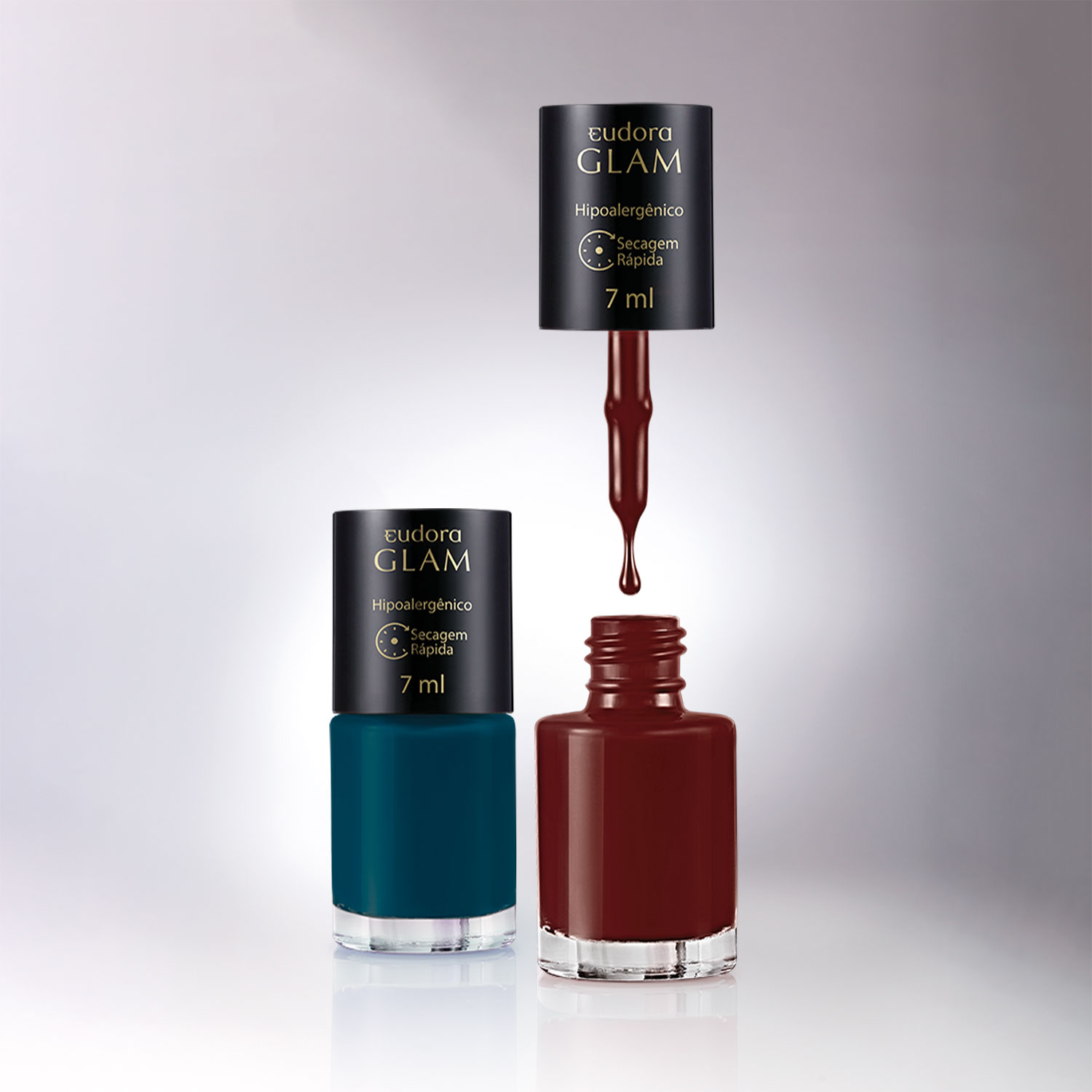 Esmalte Azul Carbono Glam 7ml