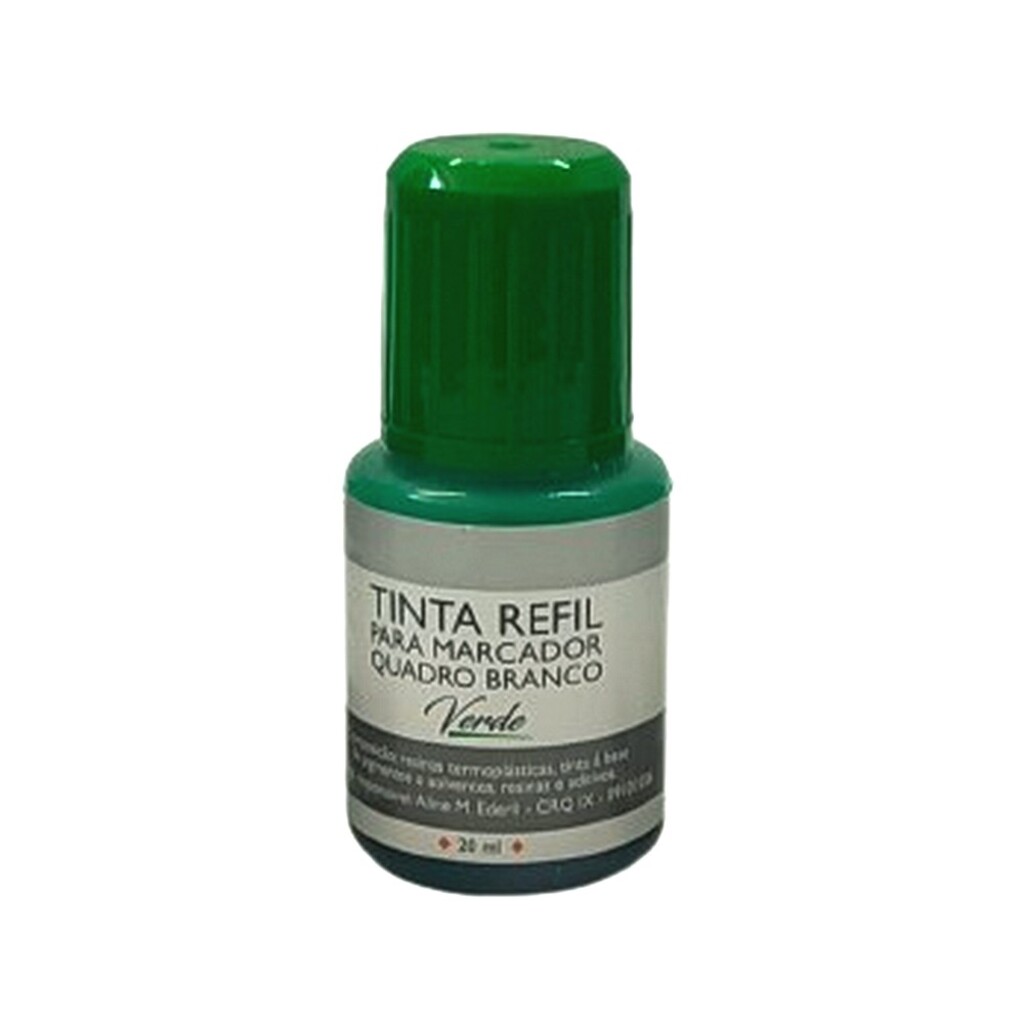 Tinta Marcador Para Quadro Branco 20 ml Verde BRW Unitário - TR6004