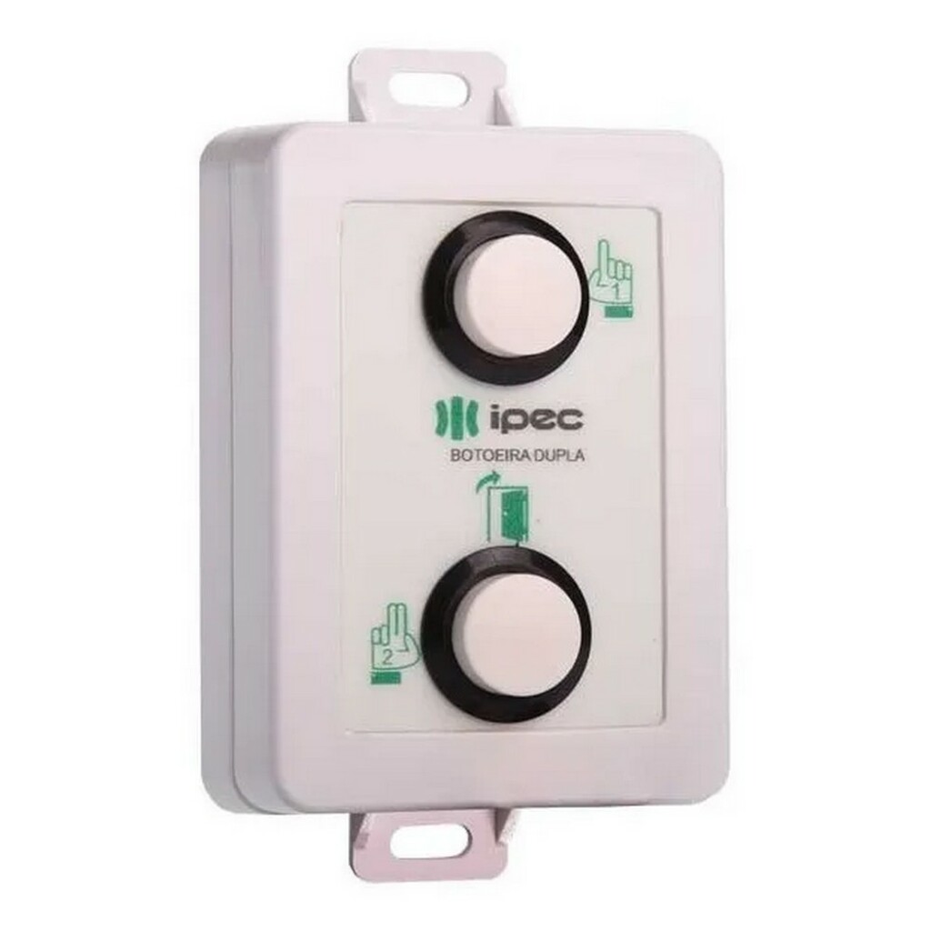 Botoeira de Saída Sobrepor Dupla com Fio Ipec - BOT-02