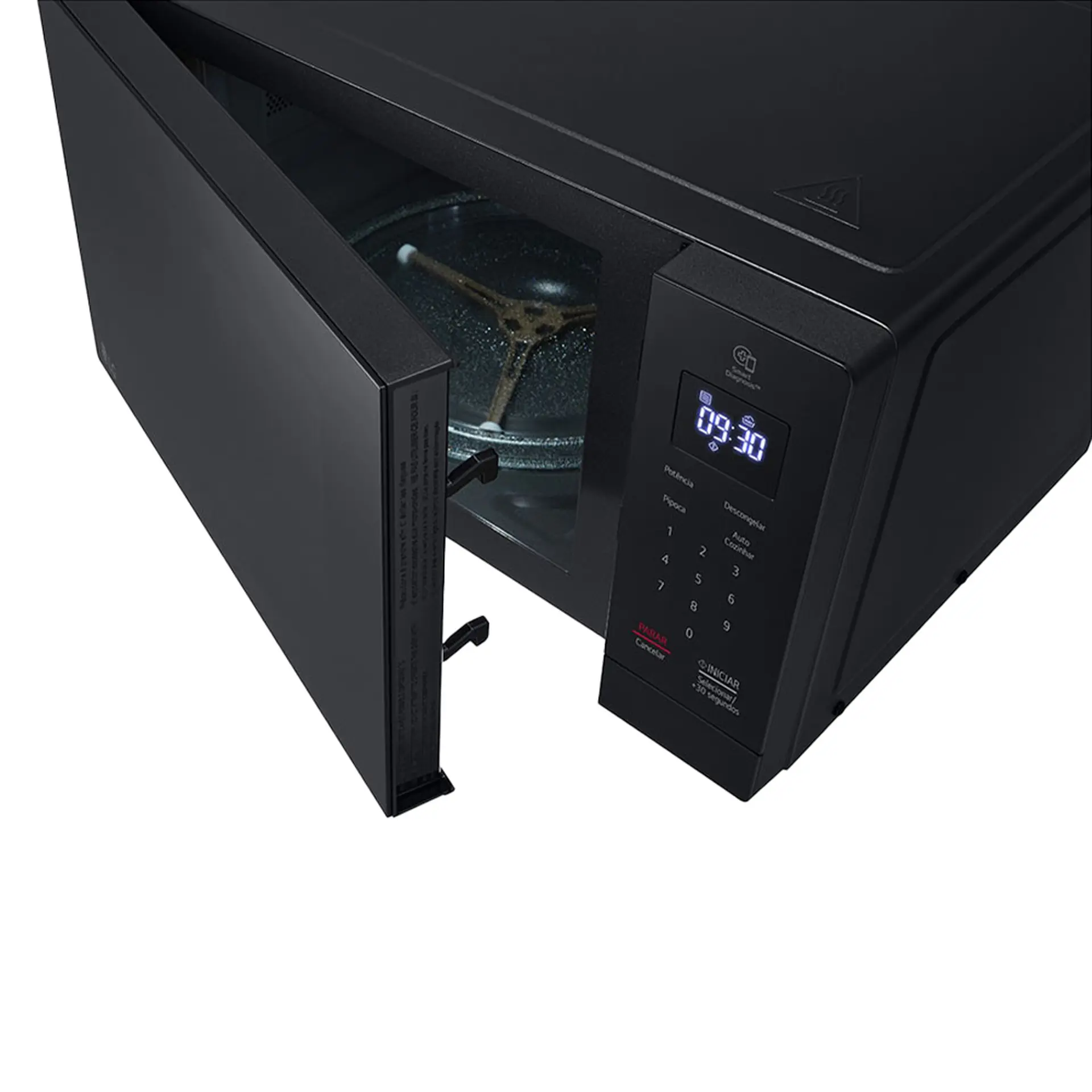 Micro-ondas de Bancada LG NeoChef 30L 800W Limpa Fácil MS3033DS - Preto - 110 Volts