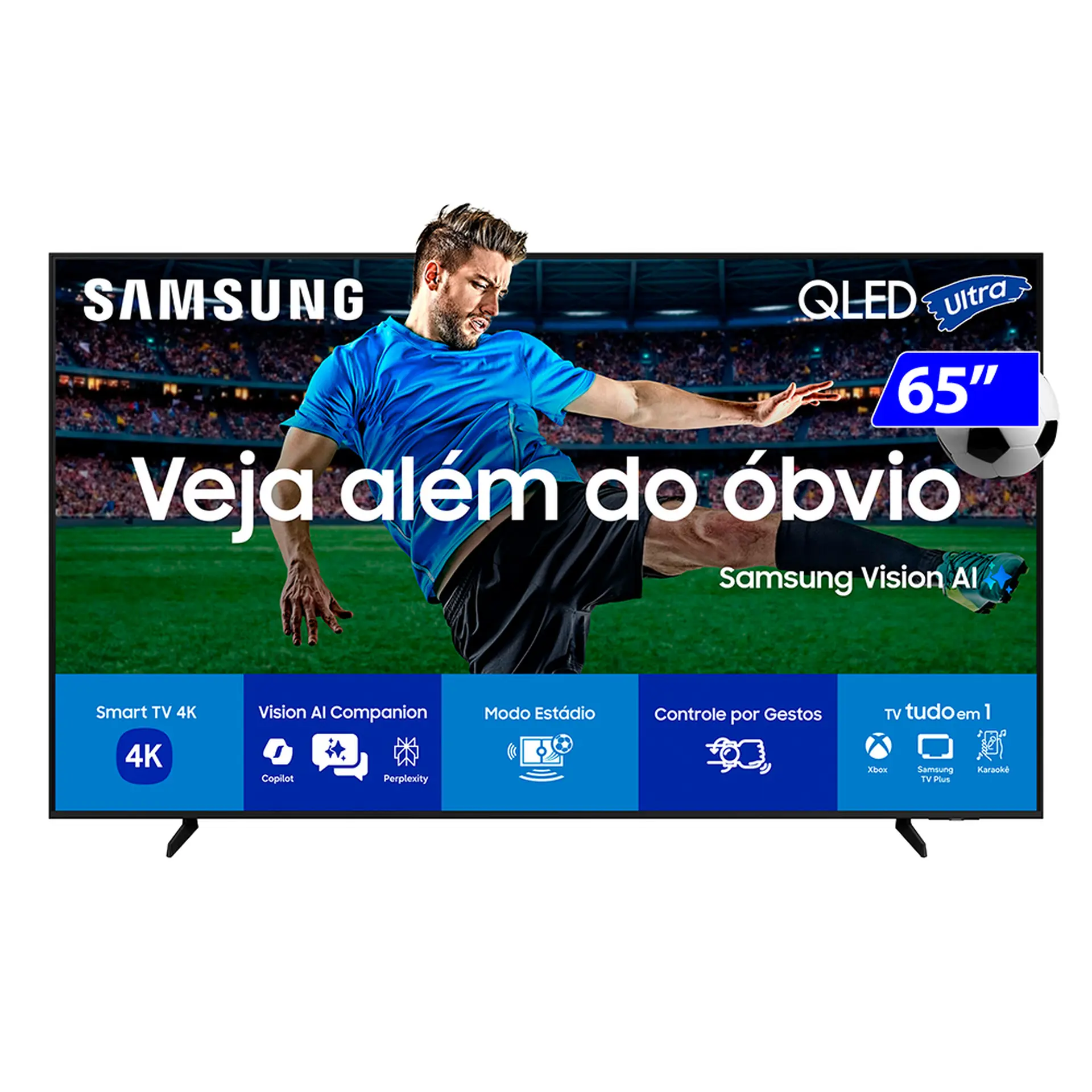 Smart TV Samsung Vision AI QLED Ultra 65” 4K QN65Q7FAAGXZD