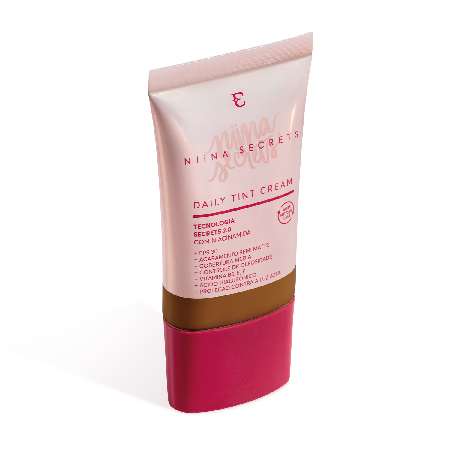 Base Líquida Daily Tint Cream Niina Secrets Cor 85  25ml