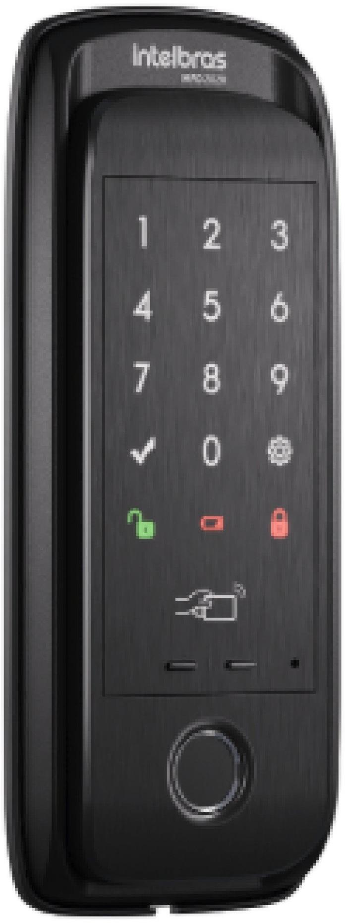 Fechadura Inteligente de Sobrepor MFD 2020 Preta Intelbras