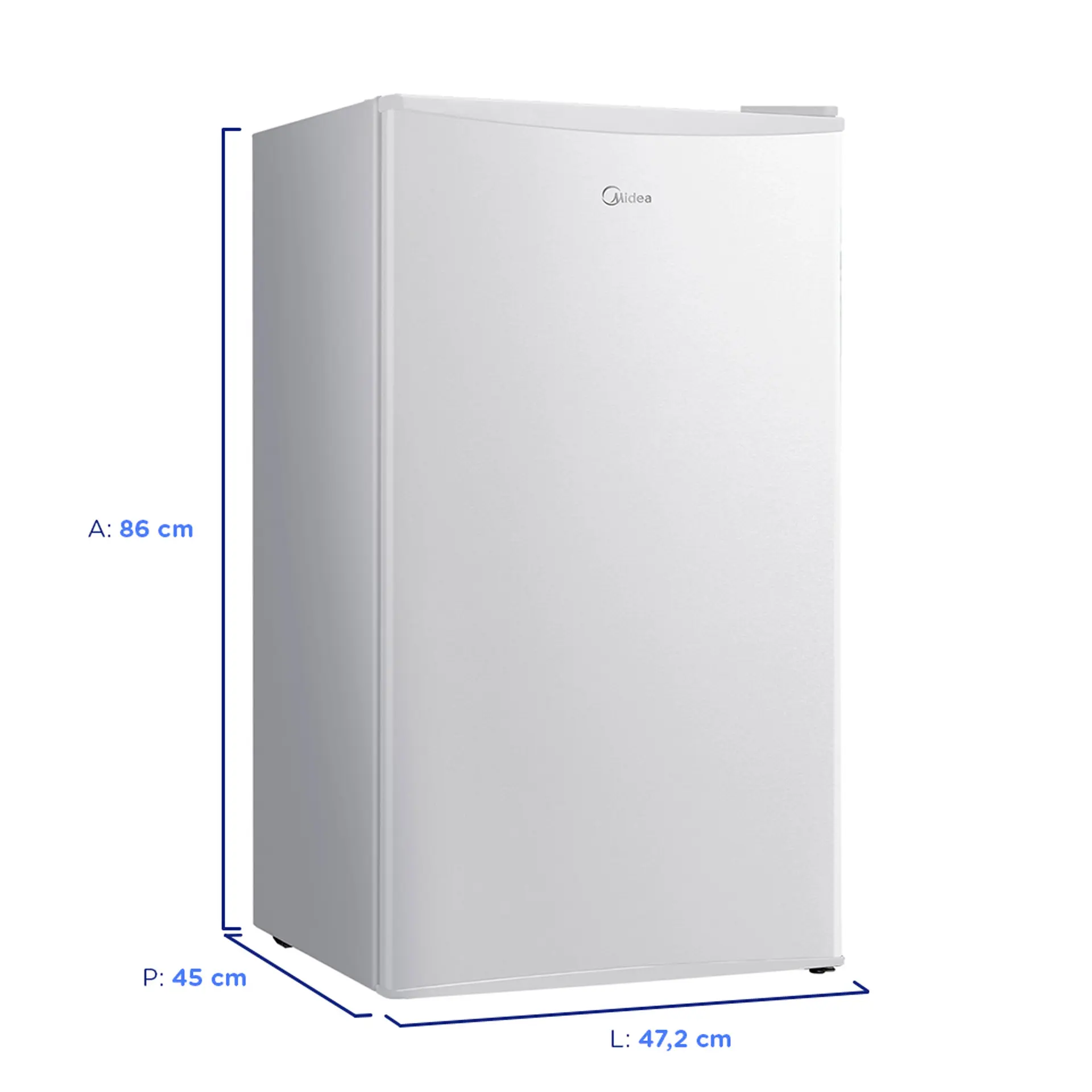 Frigobar Midea 93L 1 Porta Degelo Manual MDRD142FGD013 - Branco - Bivolt