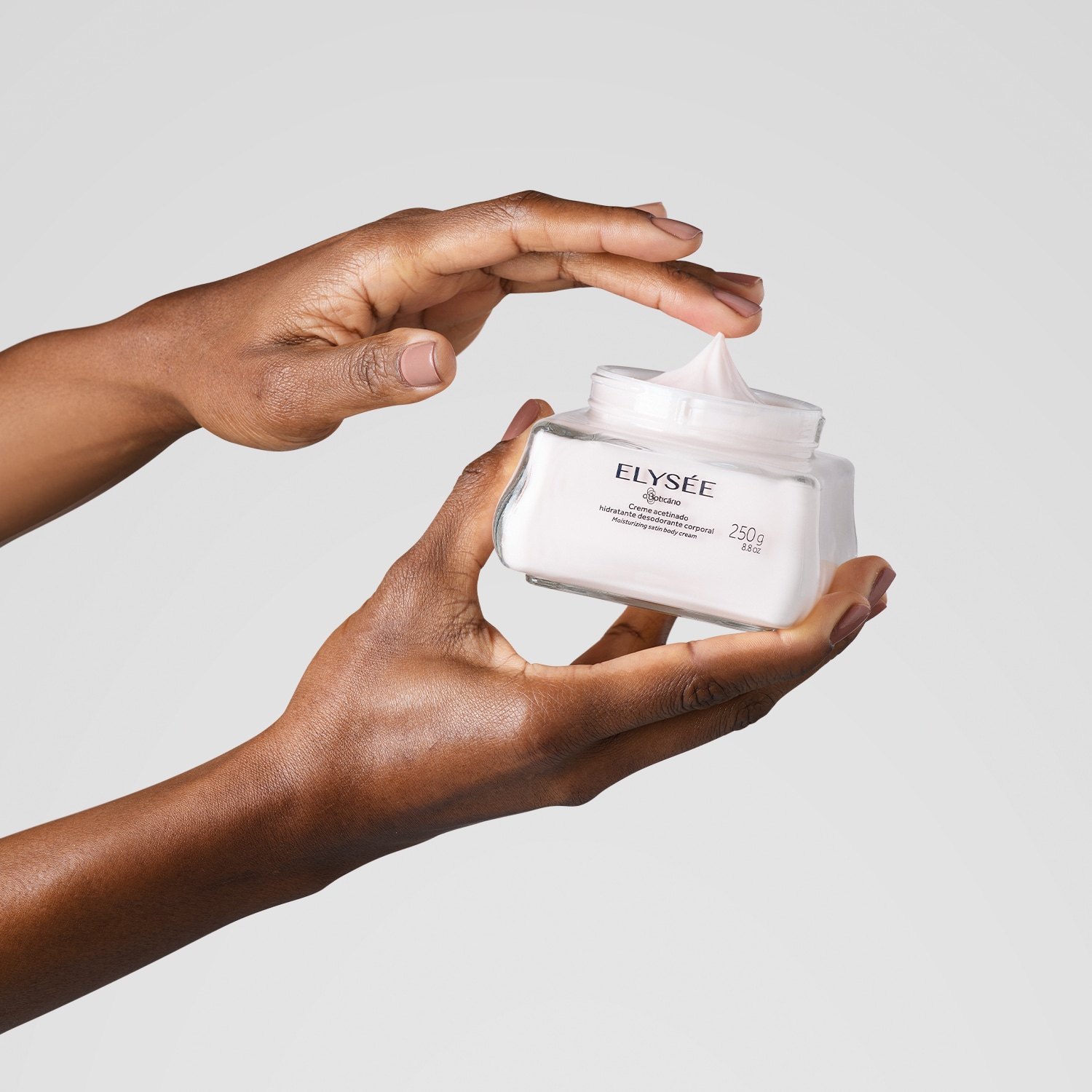 Creme Acetinado Hidratante Desodorante Elysée, 250ml