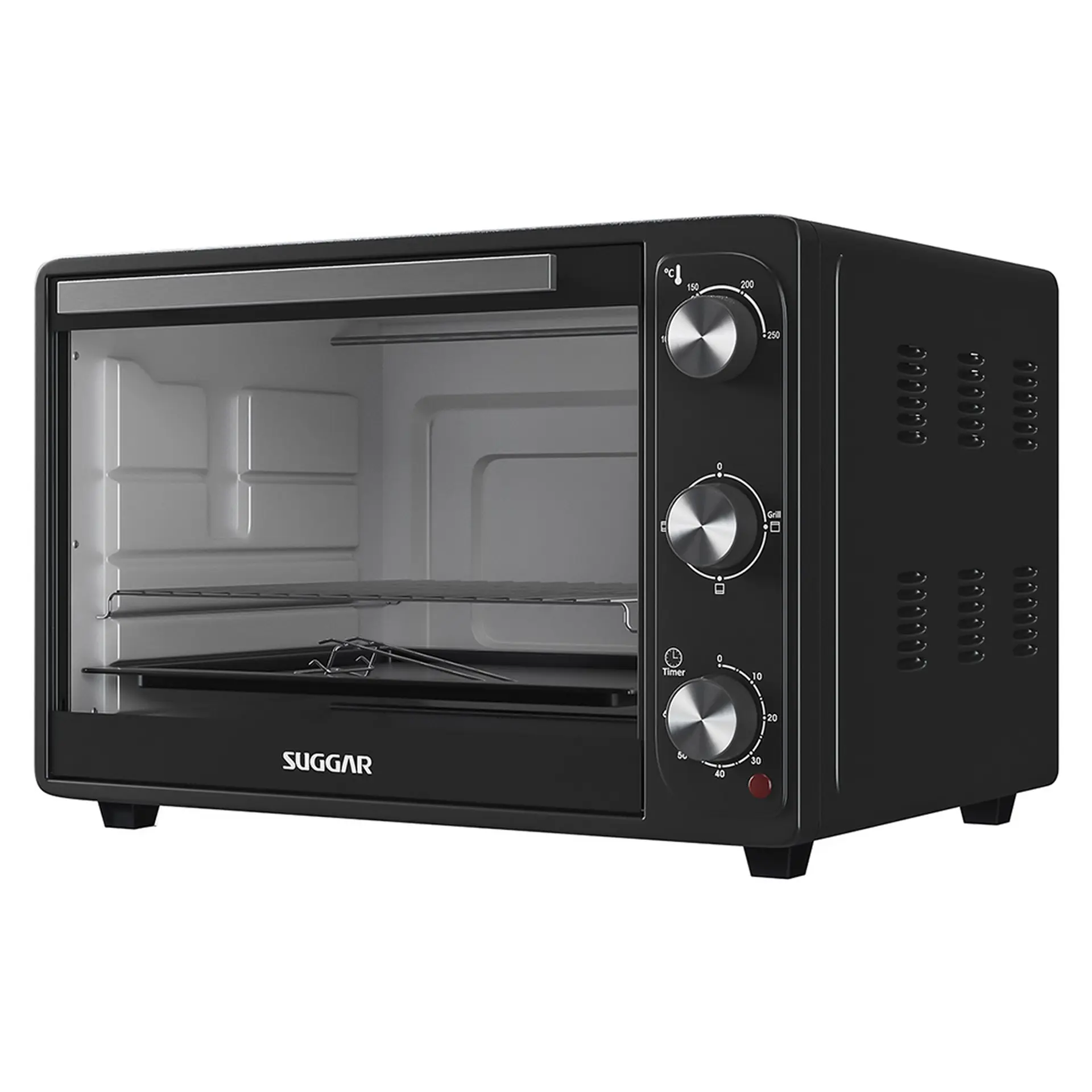 Forno Elétrico de Bancada 50L Suggar Função Grill e Timer 1600W - Preto - 110 Volts