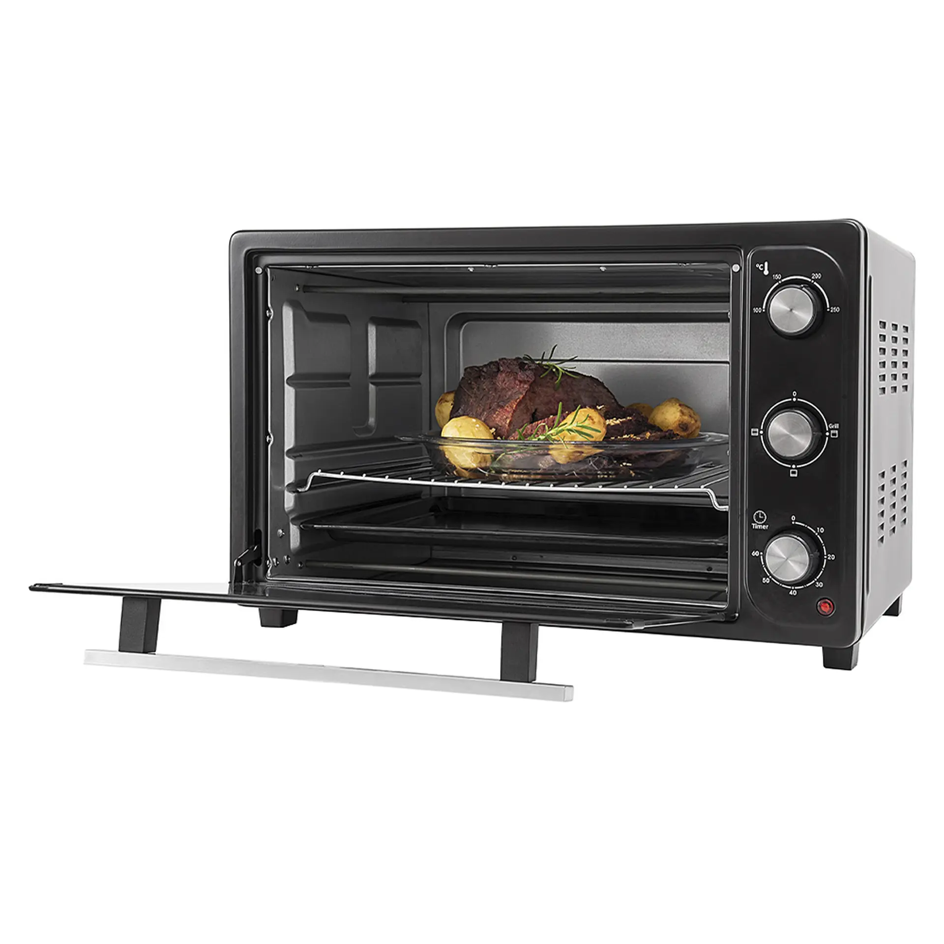 Forno Elétrico de Bancada 50L Suggar Função Grill e Timer 1600W - Preto - 110 Volts