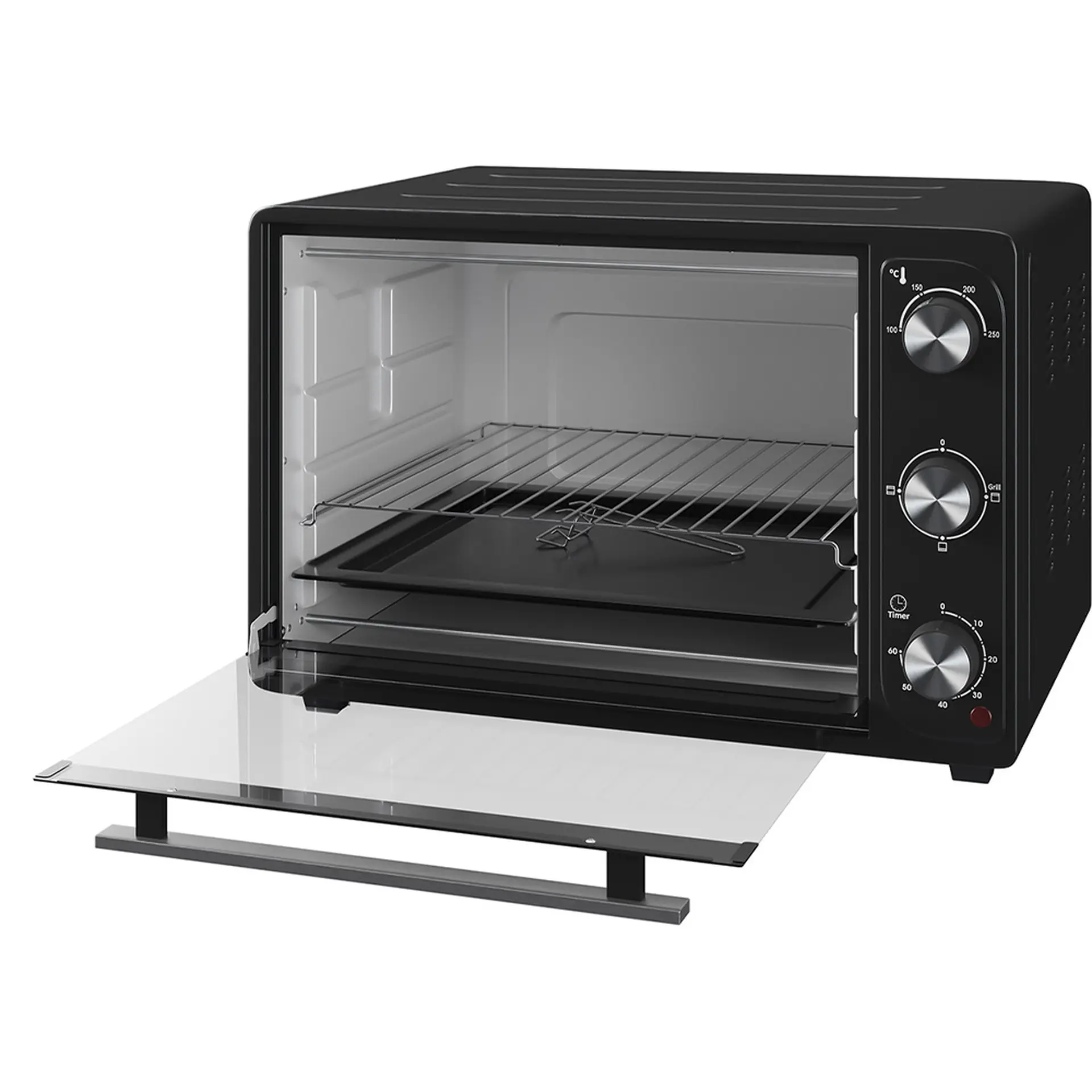 Forno Elétrico de Bancada 50L Suggar Função Grill e Timer 1600W - Preto - 110 Volts