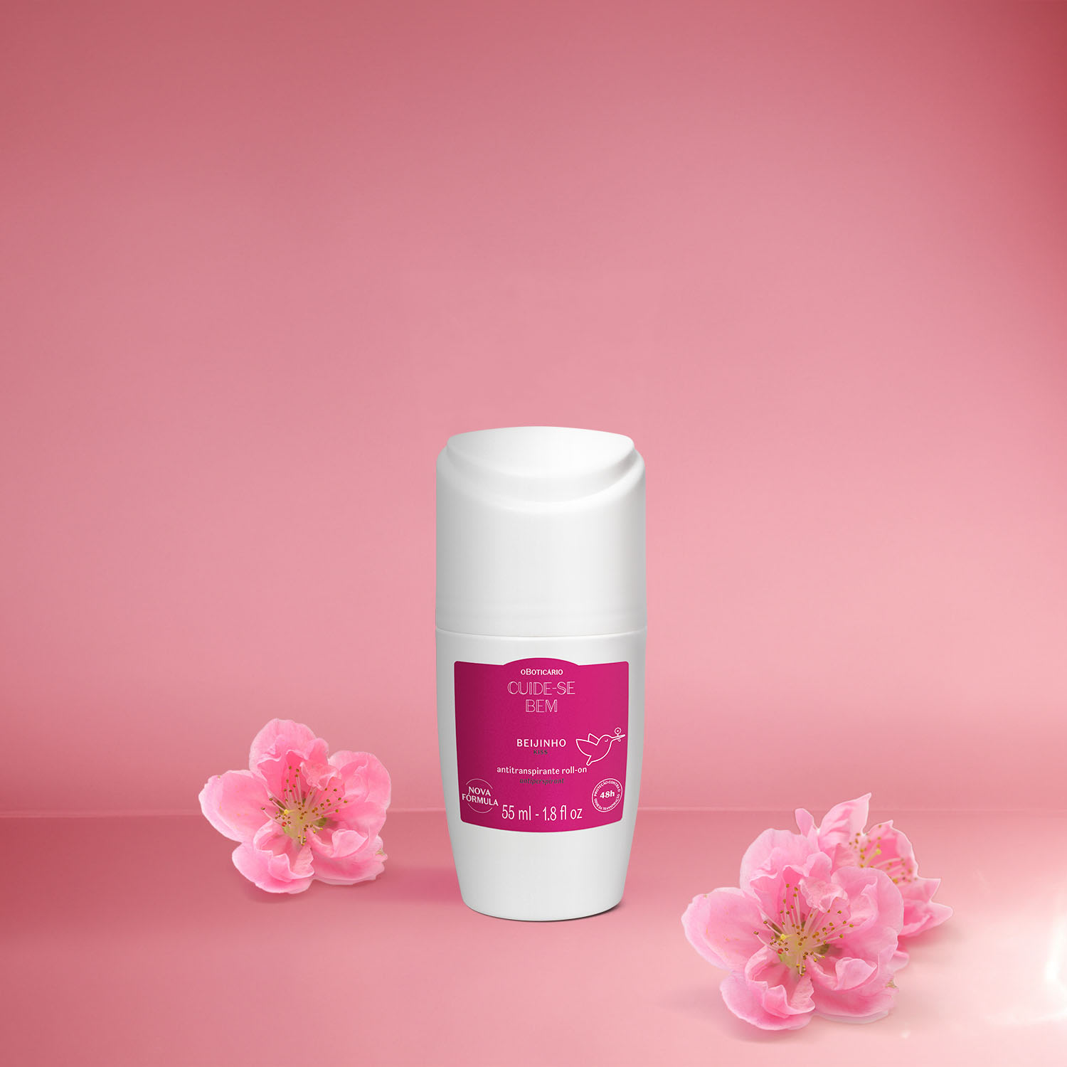 Antitranspirante Roll-On Cuide-Se Bem Beijinho 55ml