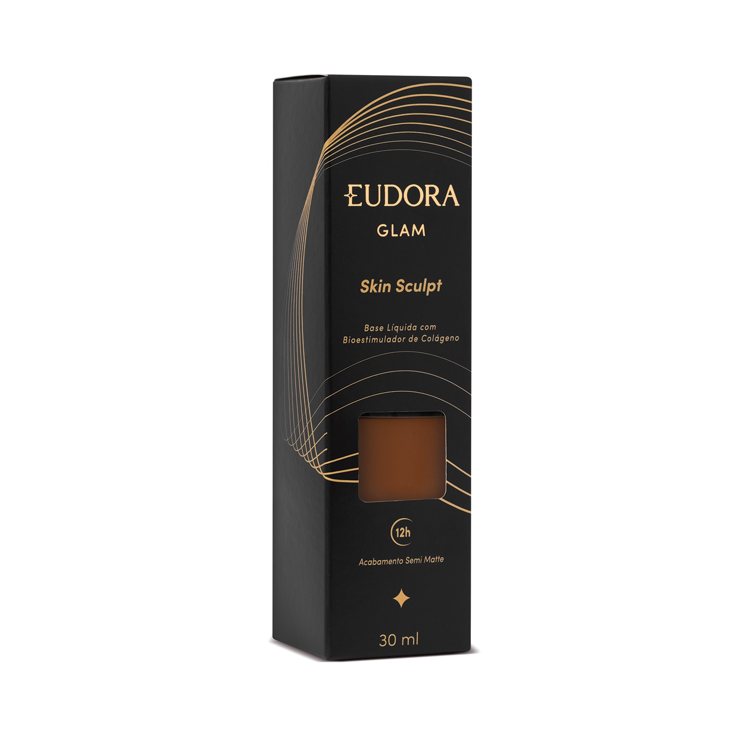 Base Líquida Semi Matte Glam Skin Sculpt Cor 100 30ml