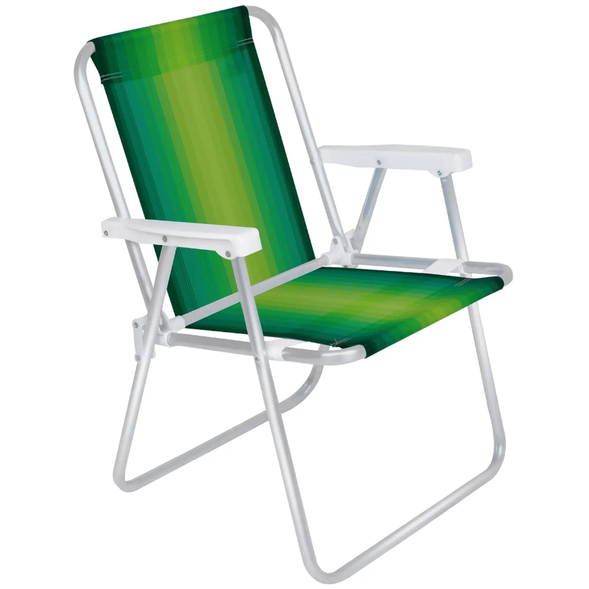 Cadeira de Praia Alta Mor em Alumínio até 110kg Cores Sortidas