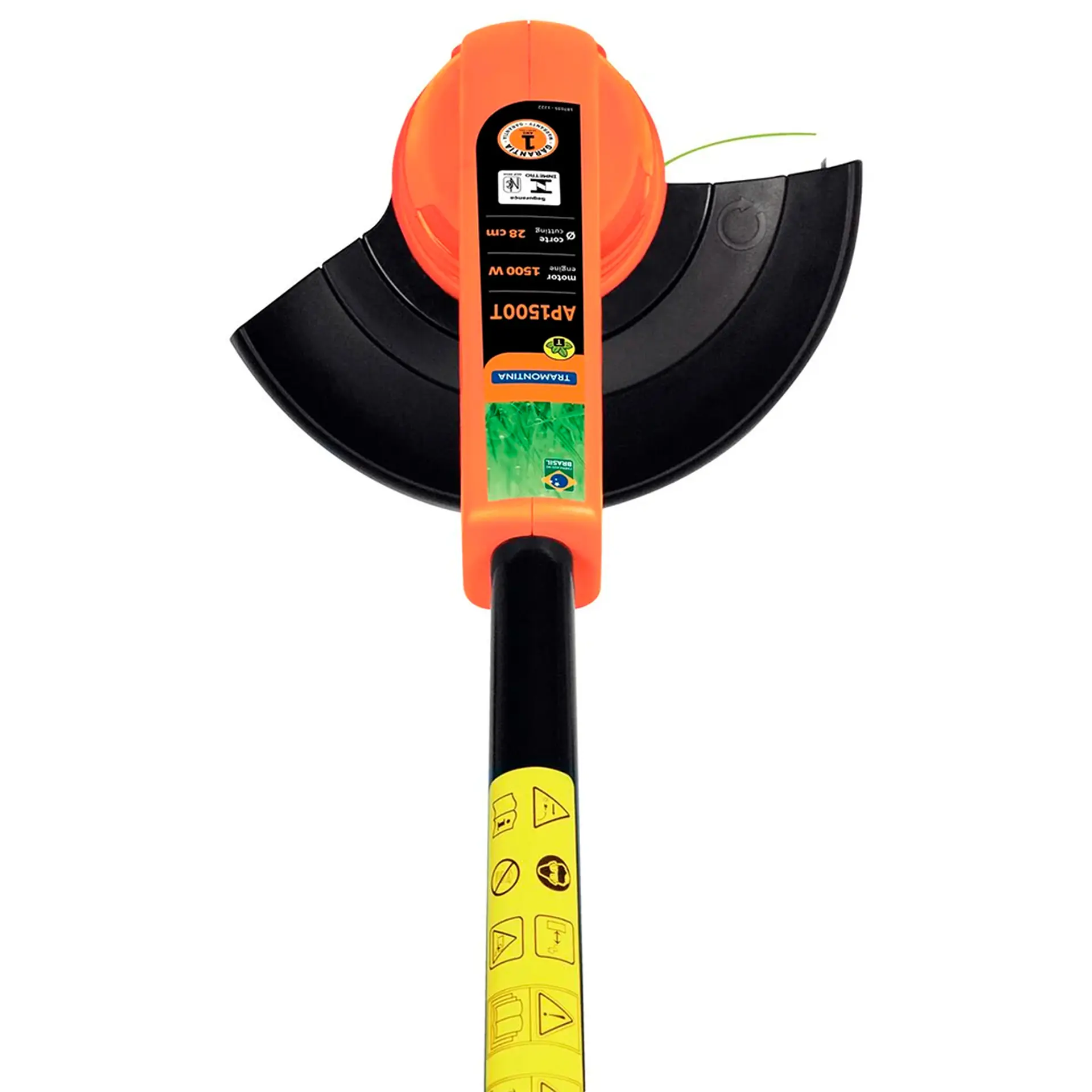 Aparador de Grama Elétrico Tramontina 1500W AP1500T Nylon - Laranja/Preto - 110 Volts