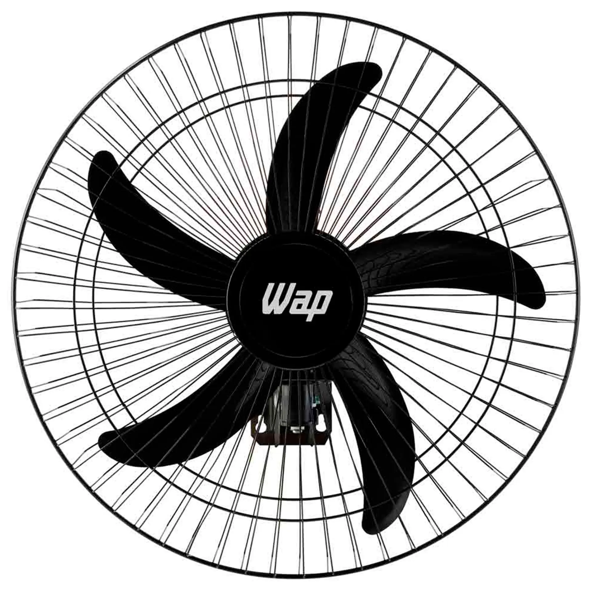 Ventilador de Parede Wap Rajada Pro 60cm 5 Pás 3 Velocidades FW006661 - Preto - Bivolt