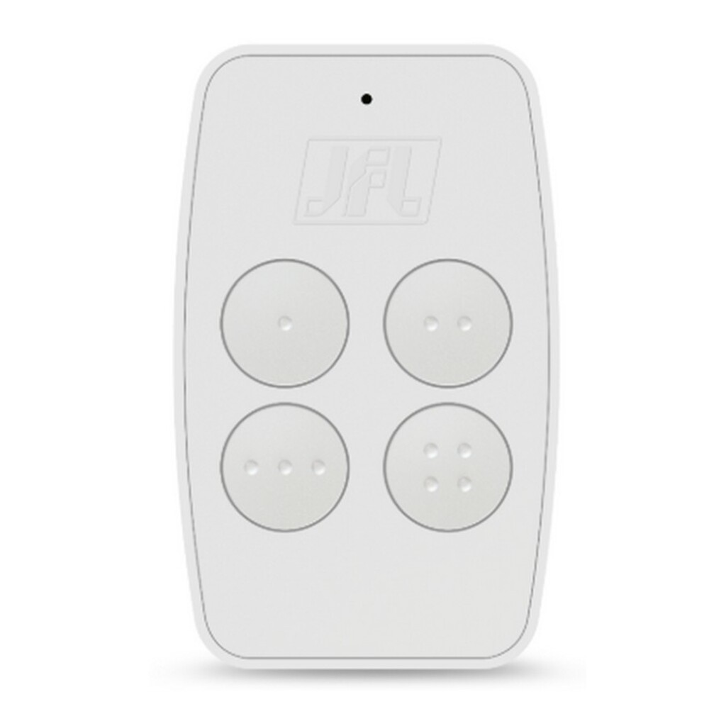 Controle Remoto 4 Botões 868MHZ Branco - JFL - CR4T DUO+