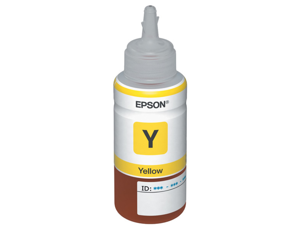 Tinta para Cartucho Epson Amarelo Original - T664420 - 6.500 páginas para L220, L365, L375, L380, L395, L555, L565, L575, L110, L1300