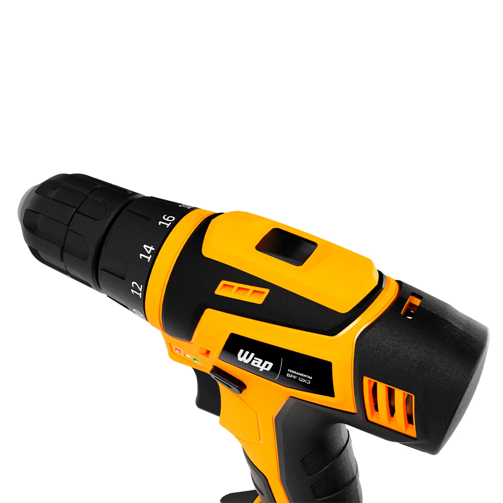 Parafusadeira Furadeira Wap 3/8 12V FW008649 - Amarelo/Preto - Bivolt