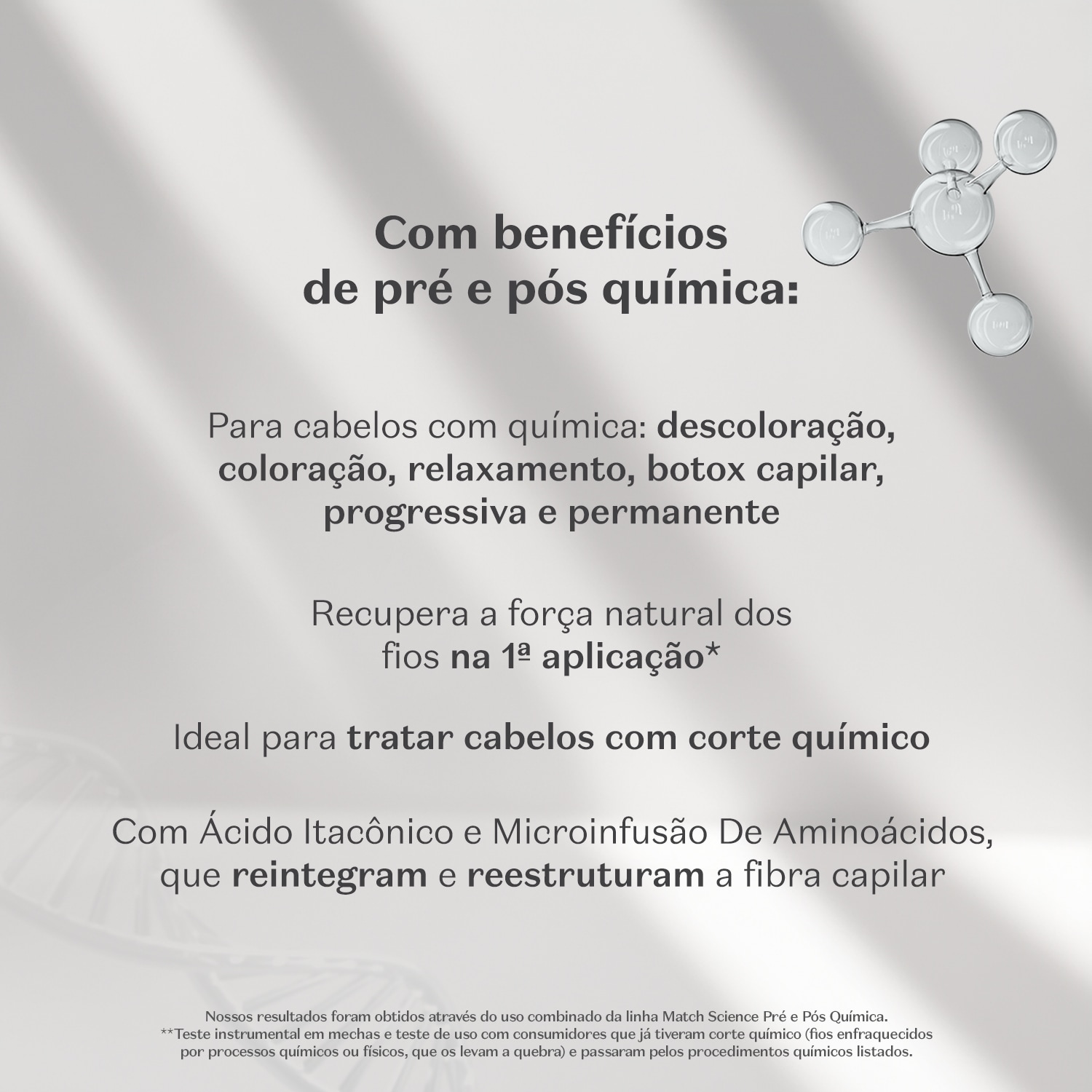 Condicionador Match Science Pré e Pós-Química 280ml