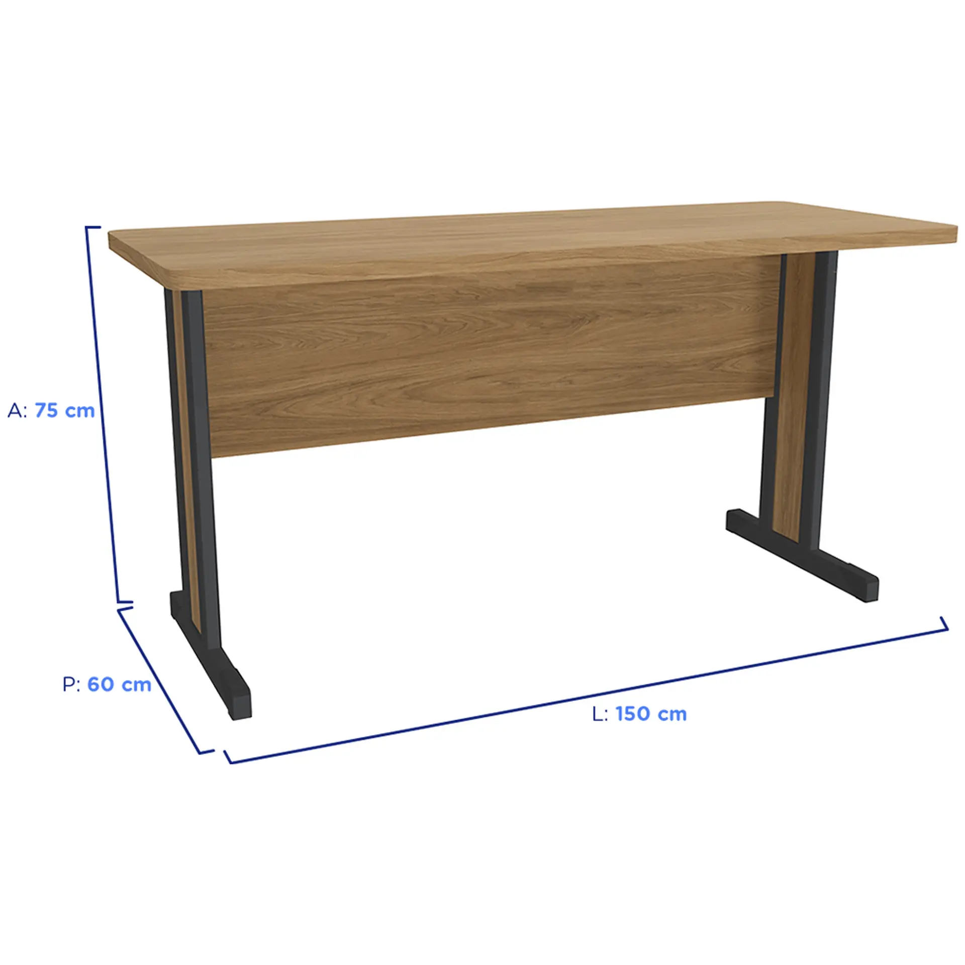 Mesa de Escritório Estrutura em MDP BP Kappesberg 1150-IT - Itapua