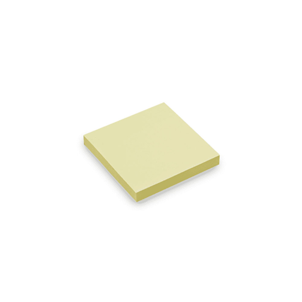 Bloco de Notas Adesivo 76x76mm com 1 Bloco de 100 Folhas Amarelo - Maxprint - 741026