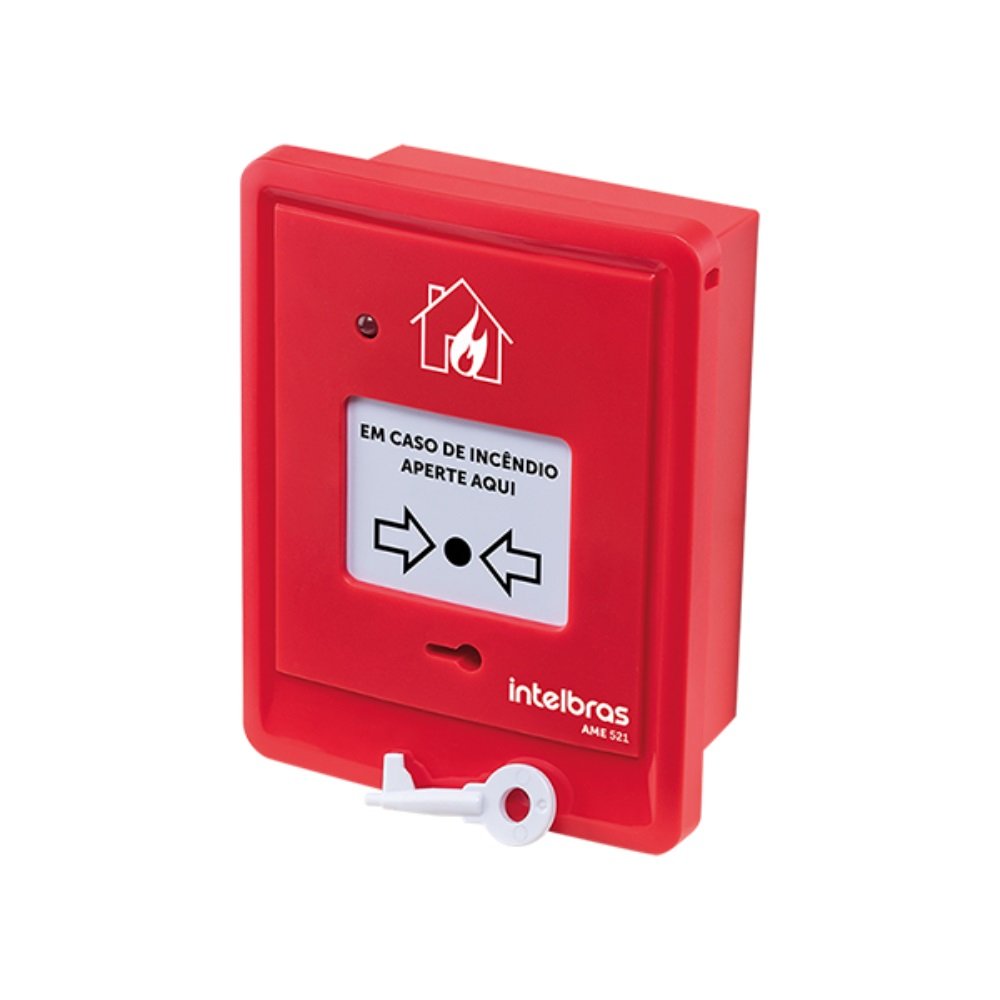 Acionador Manual Endereçável sem Sirene Intelbras AME 521