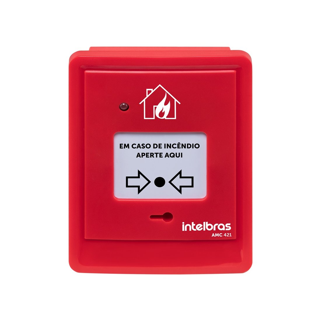 Acionador Manual Convencional sem Sirene Intelbras AMC 421