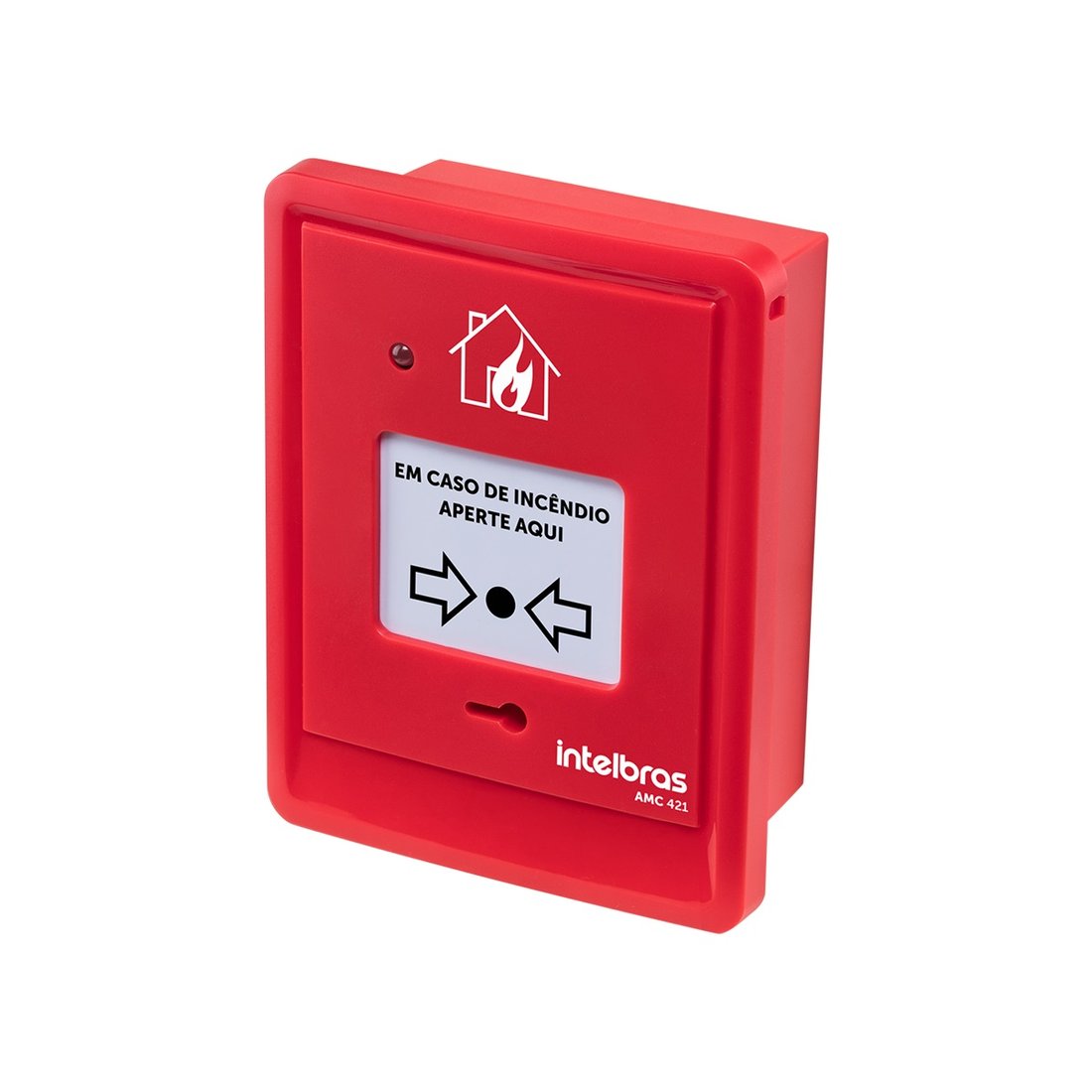 Acionador Manual Convencional sem Sirene Intelbras AMC 421
