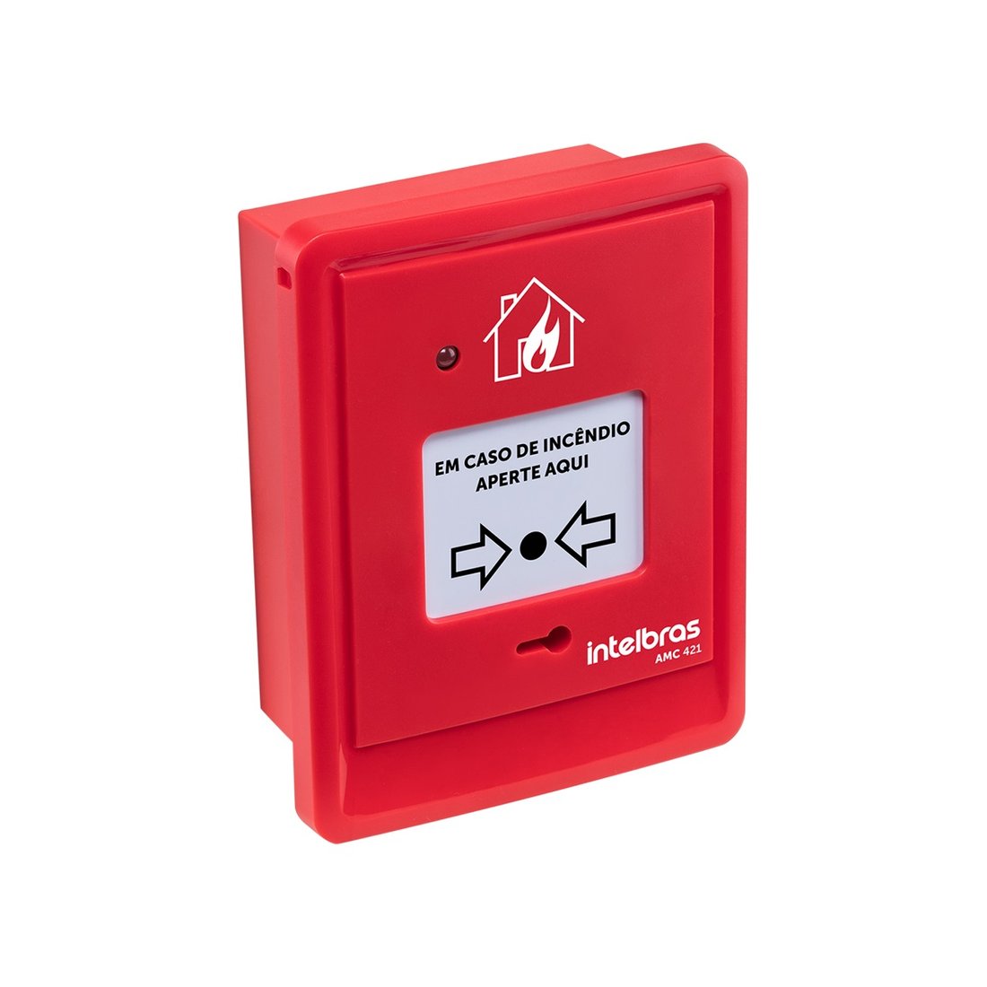 Acionador Manual Convencional sem Sirene Intelbras AMC 421