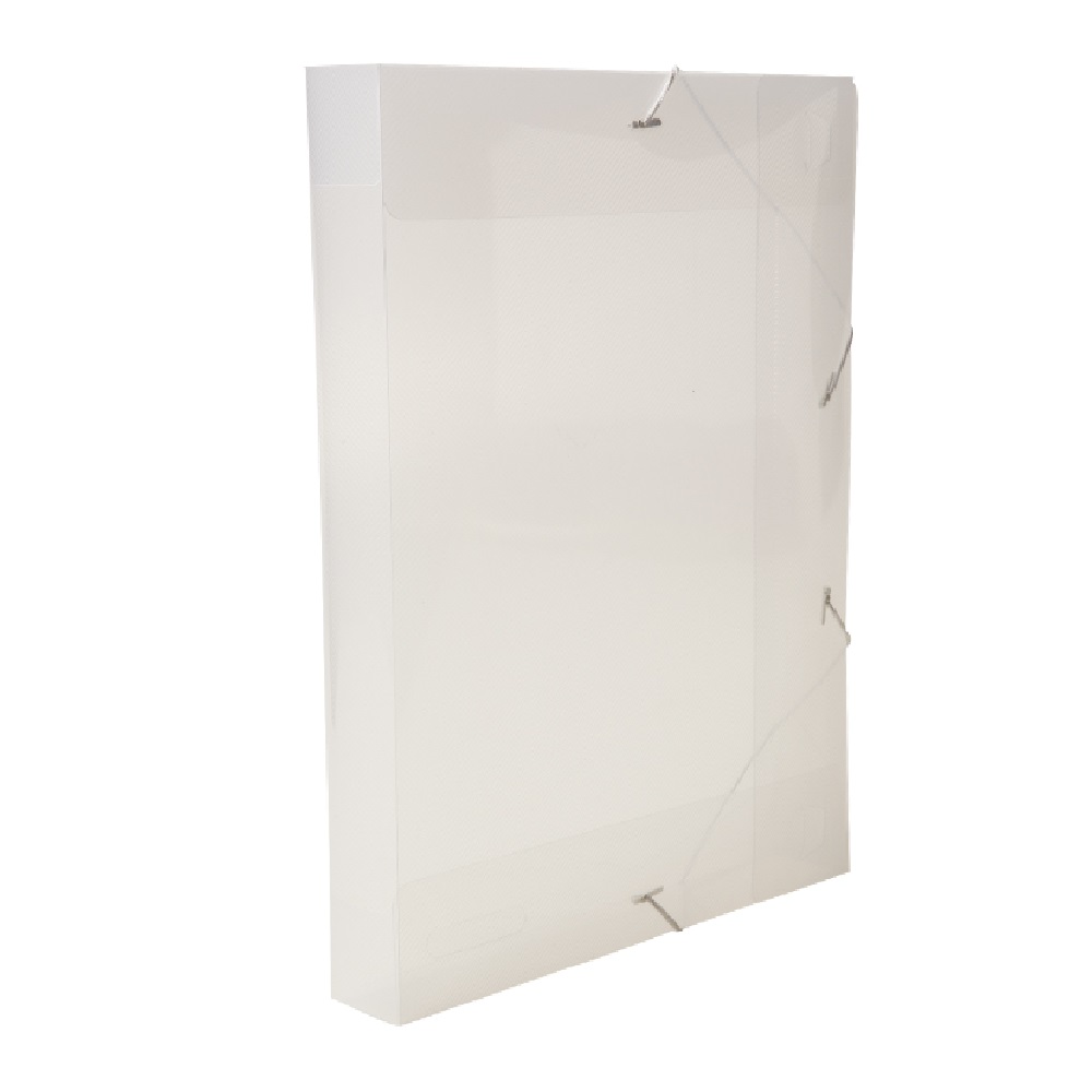 Pasta Aba Elástico Ofício 335 x 235mm Lombo 4cm Cristal Dello Line Unitário 0257H0050