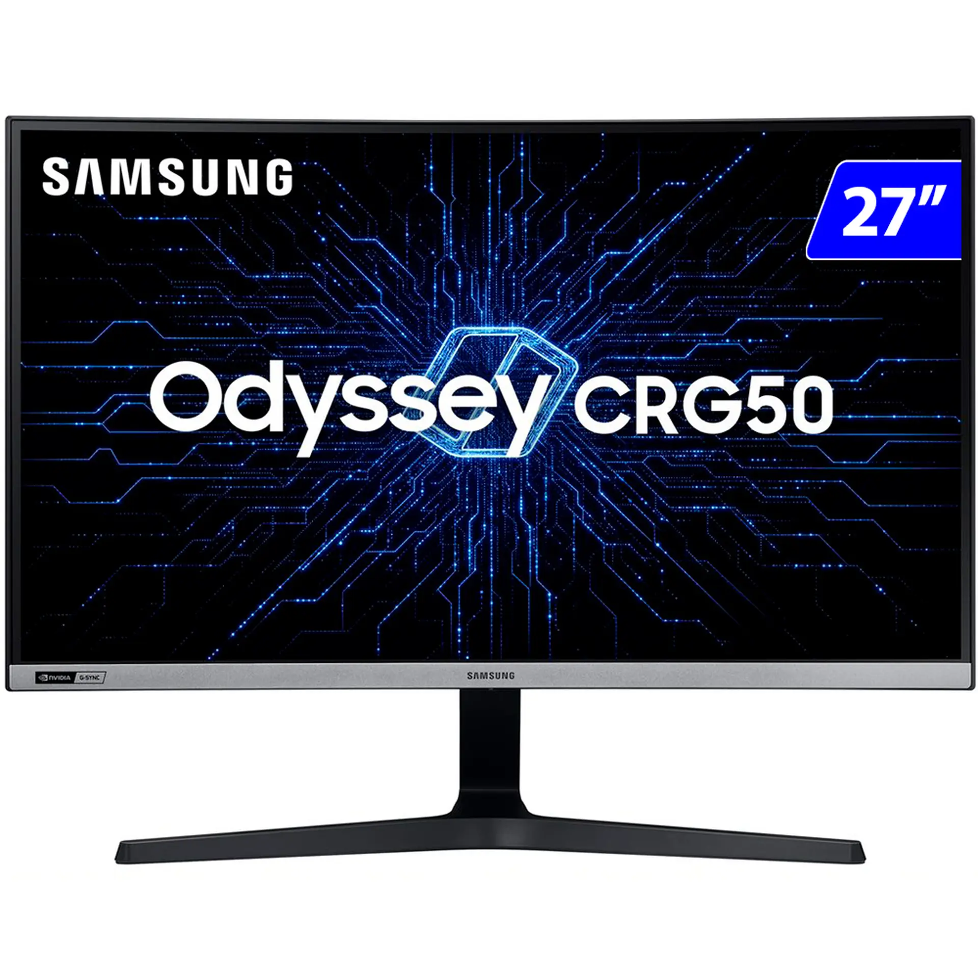 Monitor Gamer Curvo Samsung Odyssey 27" Full HD 240Hz HDMI LC27RG50FQLXZD - Preto - Bivolt