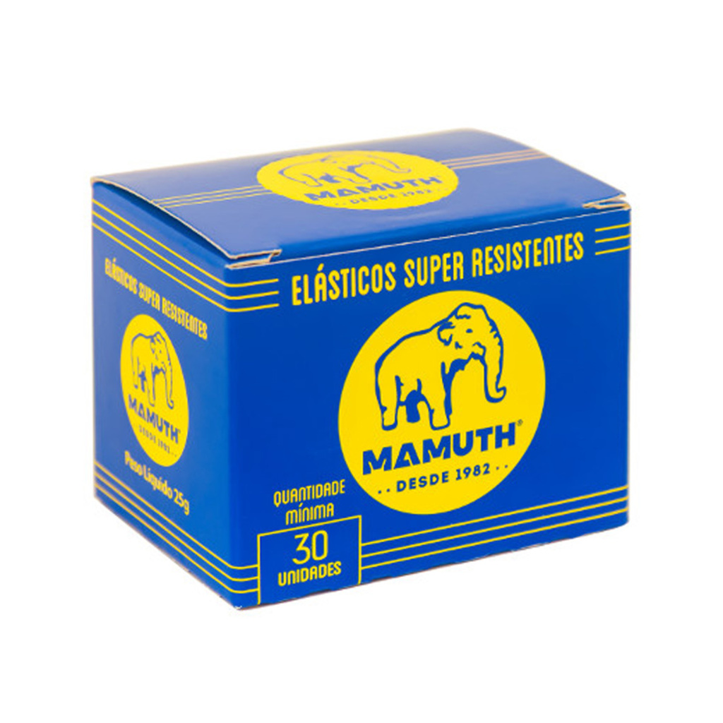 Elástico Amarelo Mamuth 30 Unidades - SUAF25GRS