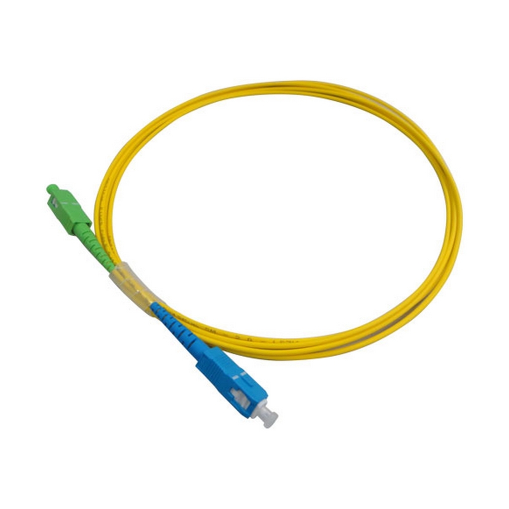 Cabo Patch Cord SC/APC-SC/UPC 09/125 Fibra Optica 2,5M Simples Seccon SecFiber - NKLT-SASU1B2022.250C