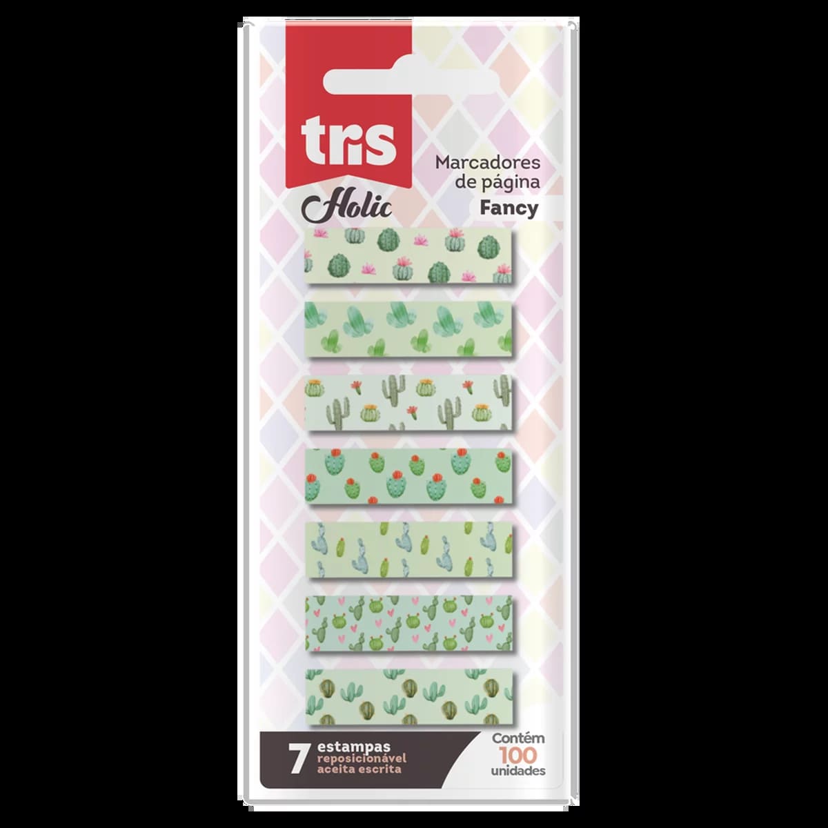 Marcador de Paginas TRIS Holic Fancy com 7 Estampas Sortido