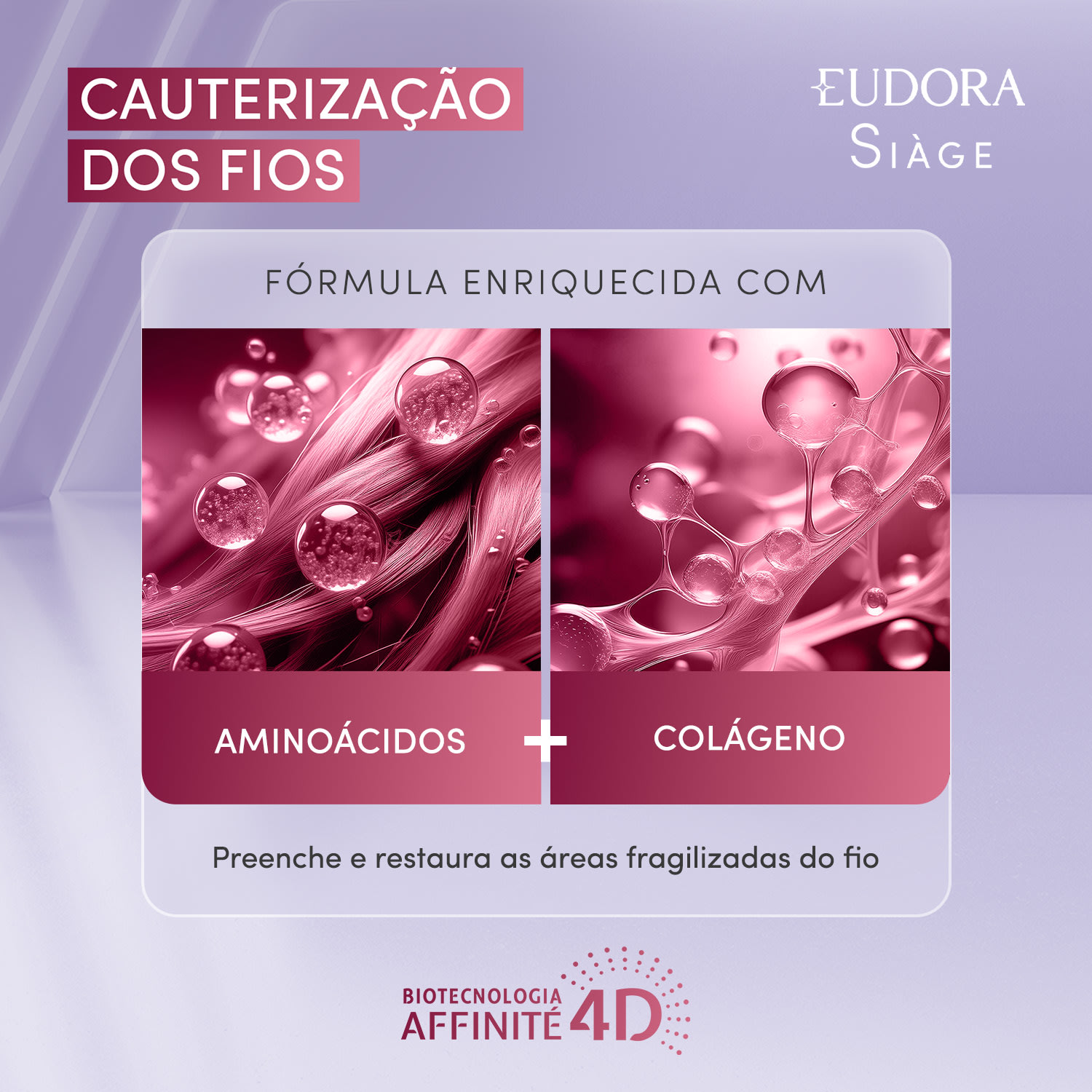 Shampoo Siàge Cauterização dos Fios 250ml