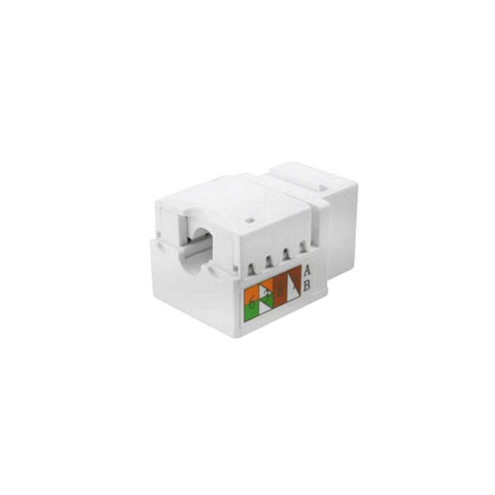 Conector Keystone 5+ RJ45 CAT.6 Fêmea Branco Unitário 0629710