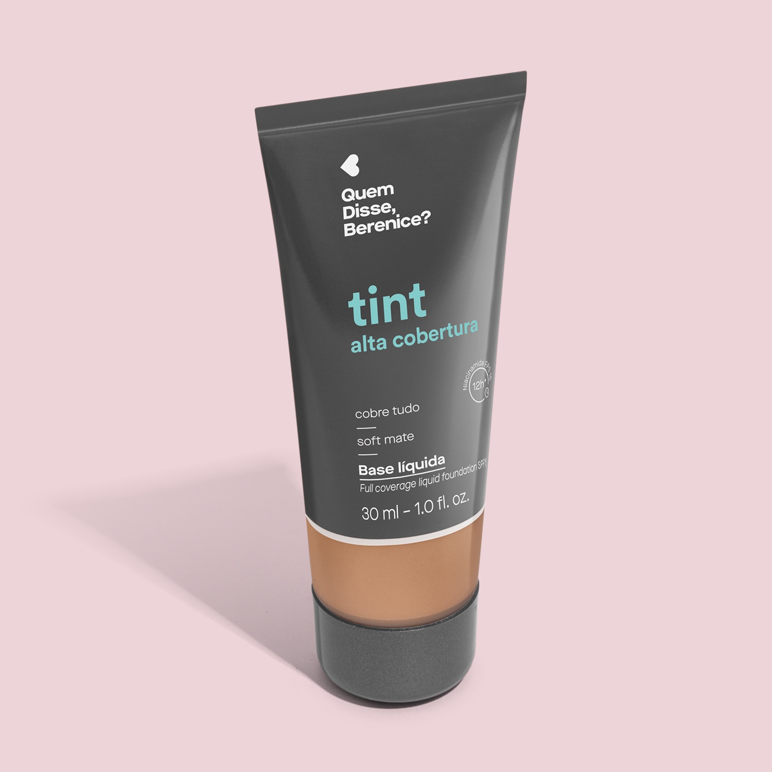 Base Líquida Tint Alta Cobertura Cor 220O Quem Disse, Berenice? 30ml