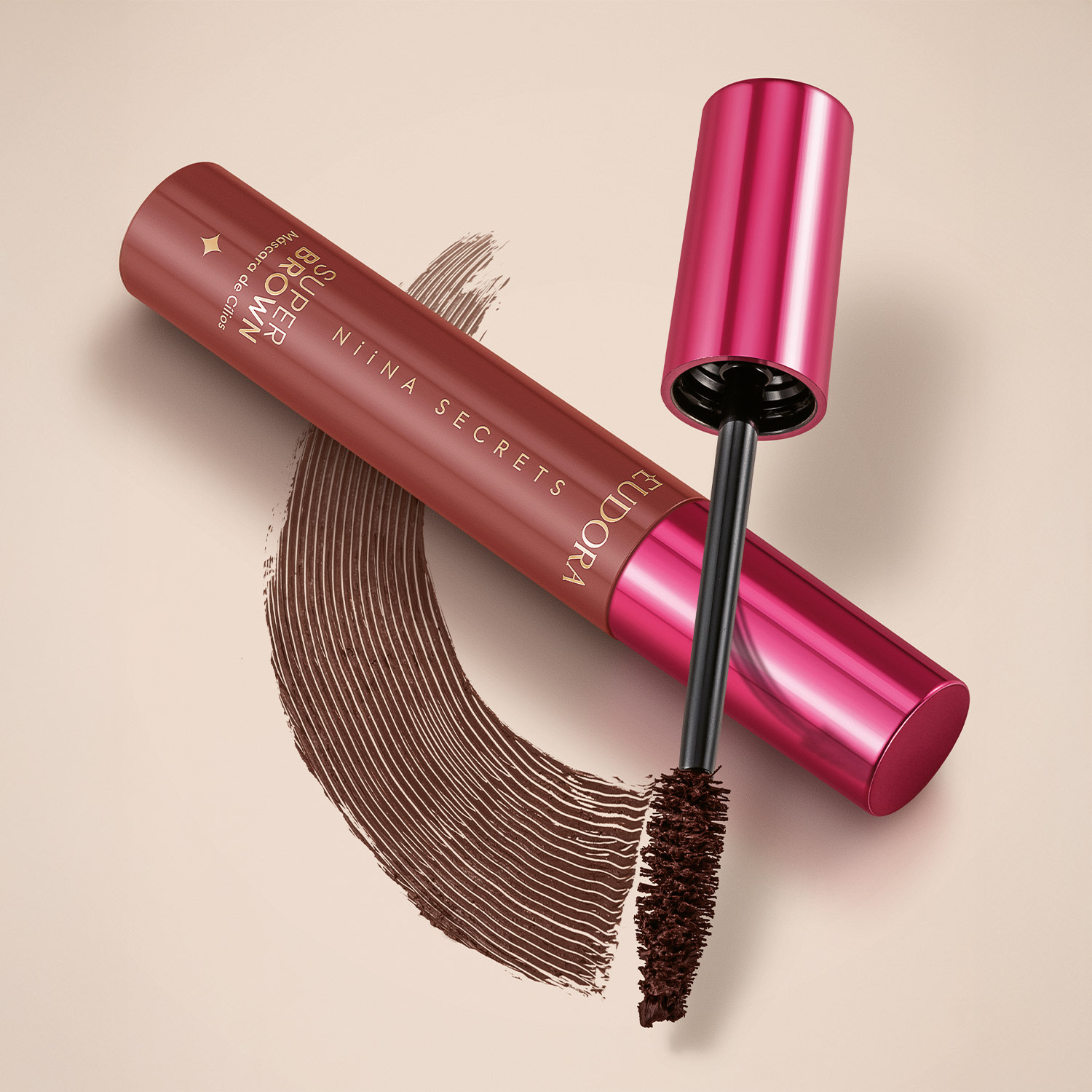 Máscara de Cílios Super Brown Niina Secrets Neutrals 10g