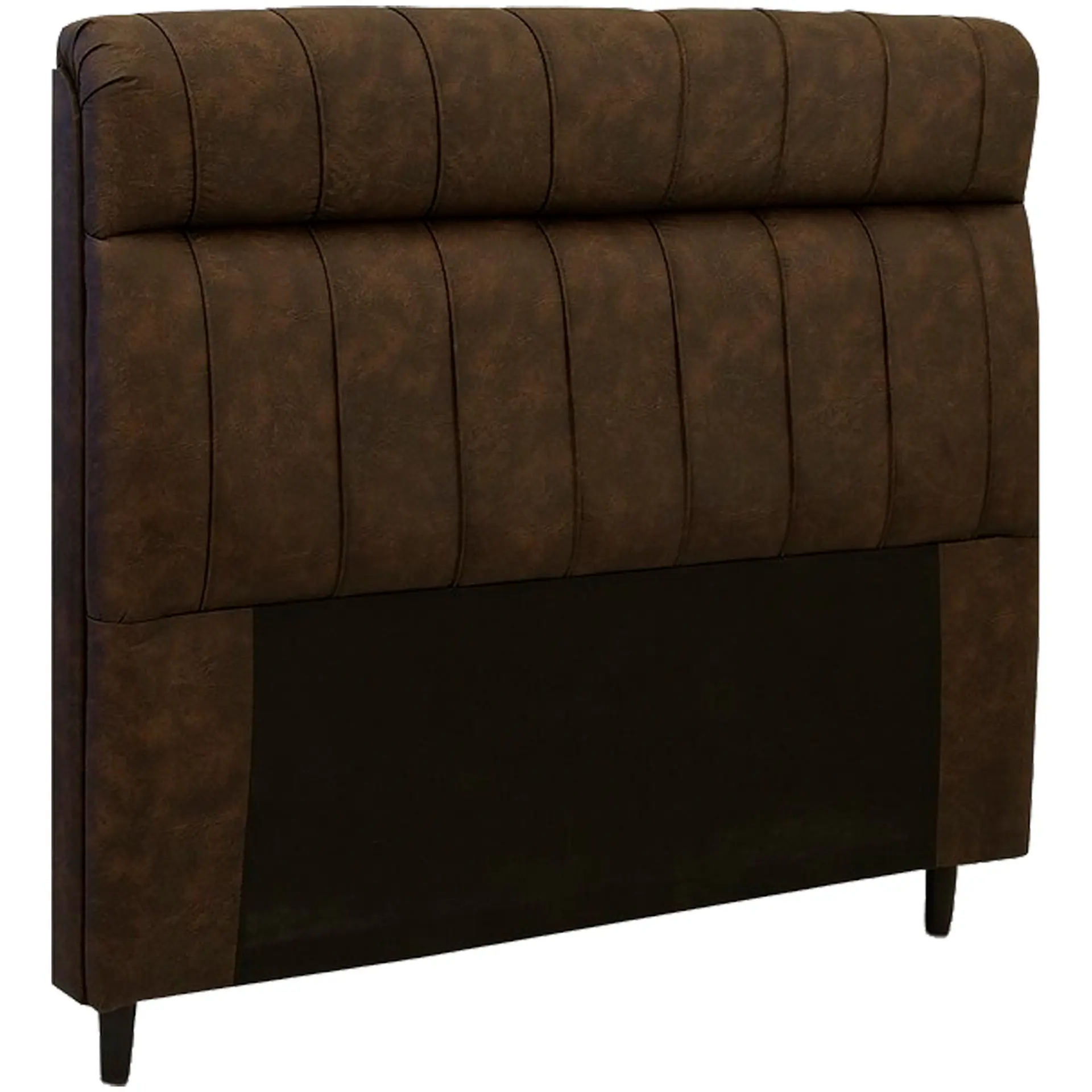 Cabeceira Casal 160cm Estofada Moscou Dobuê - Marrom