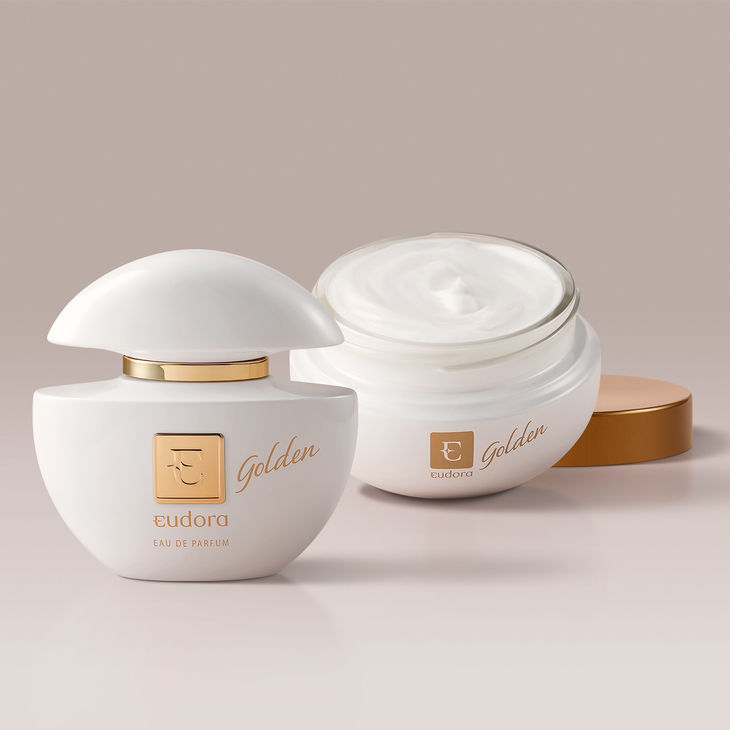 Combo Eudora Golden: Eau de Parfum 75ml + Creme Acetinado Corporal 250g