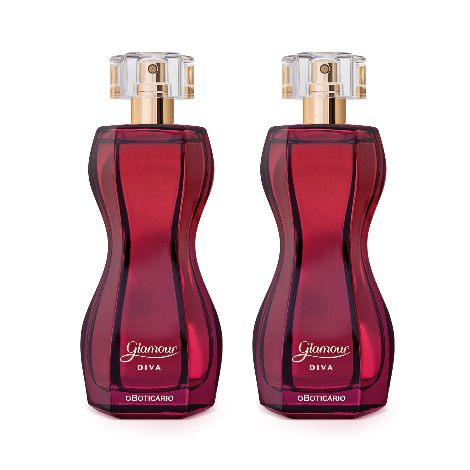 Combo Glamour Diva Desodorante Colônia 75ml (2 itens)